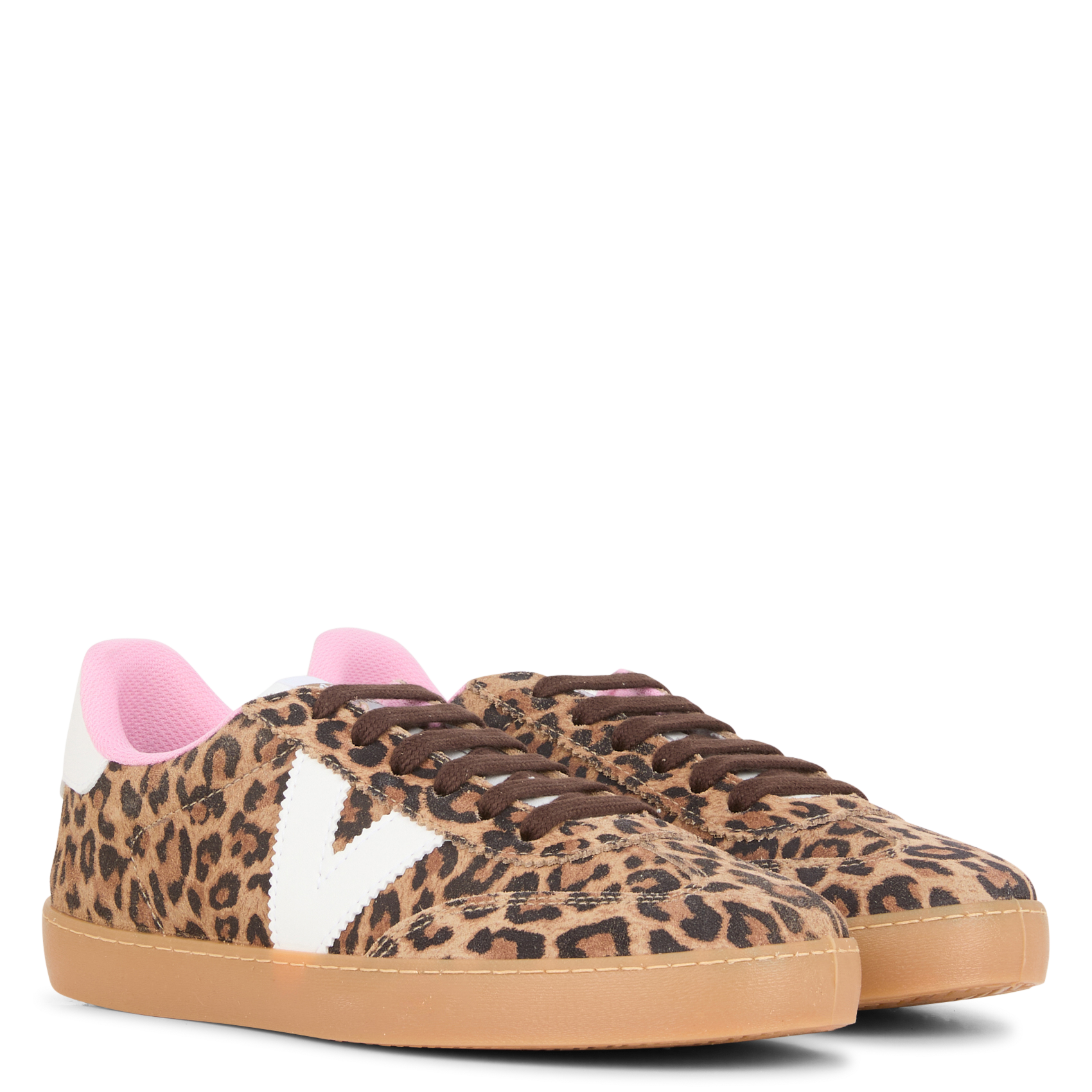 Leopard low-top sneakers VICTORIA Brown