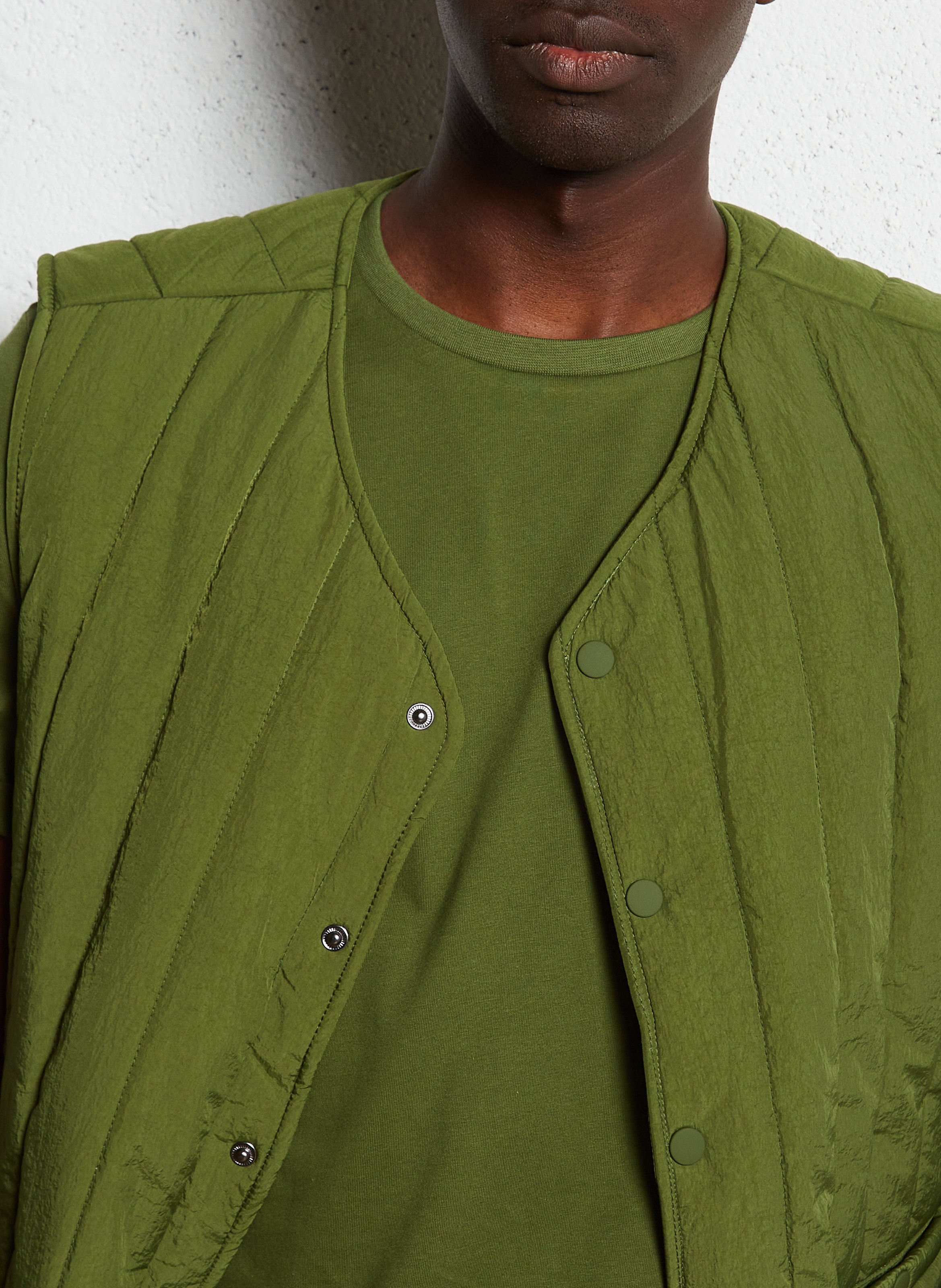 Veste col V LES DEUX Vert