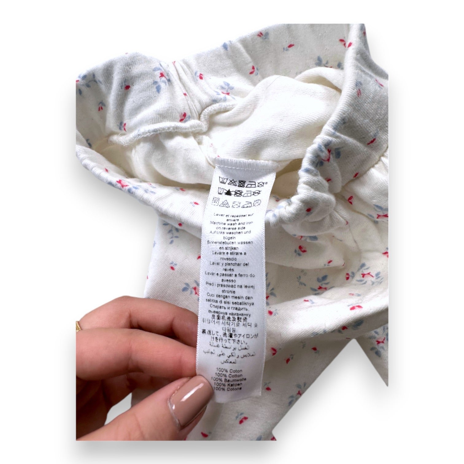 White baby pants - 12 months PETIT BATEAU - Seconde Main White