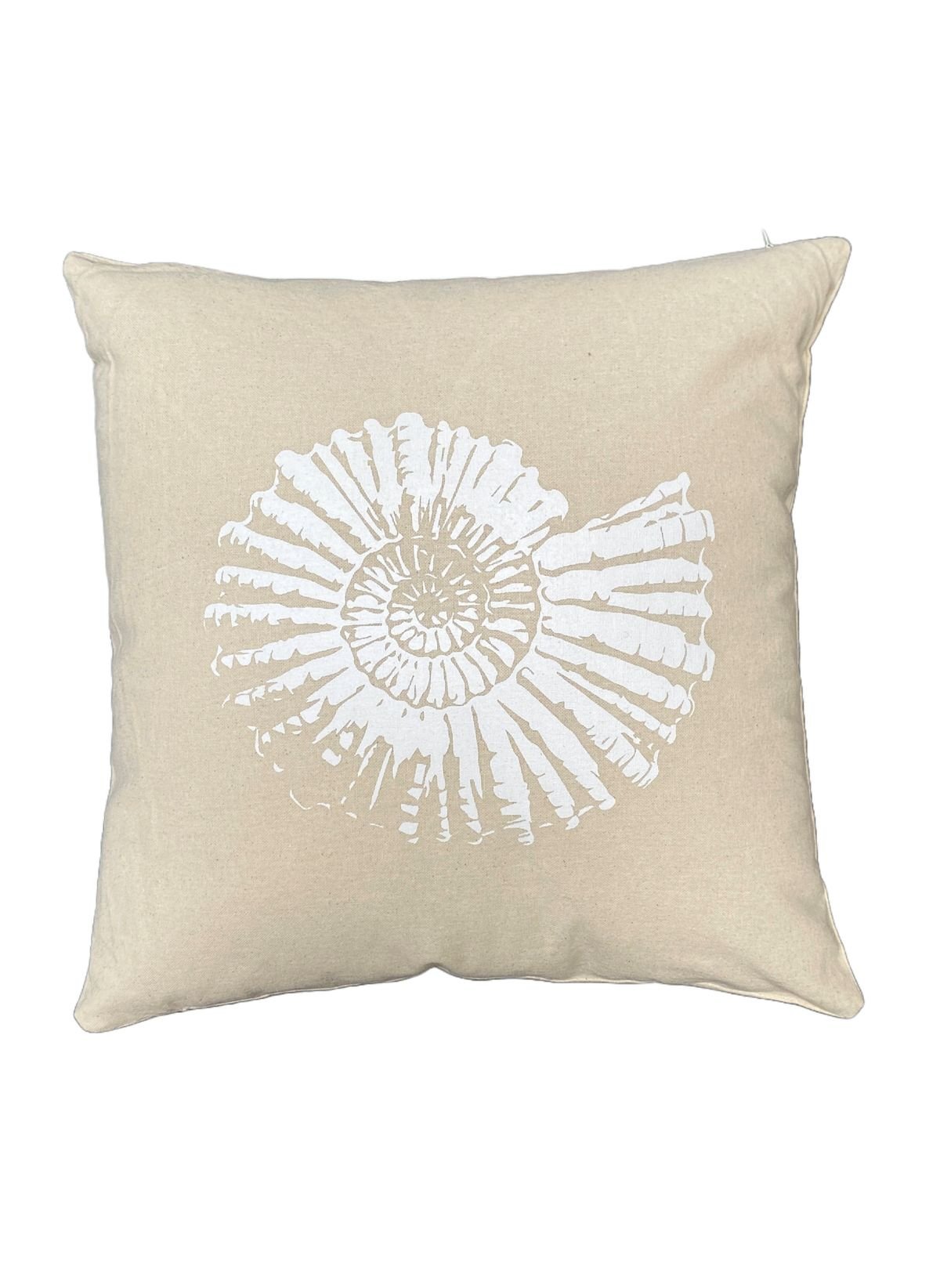 Square printed cotton cushion TODAY LINGE DE MAISON White