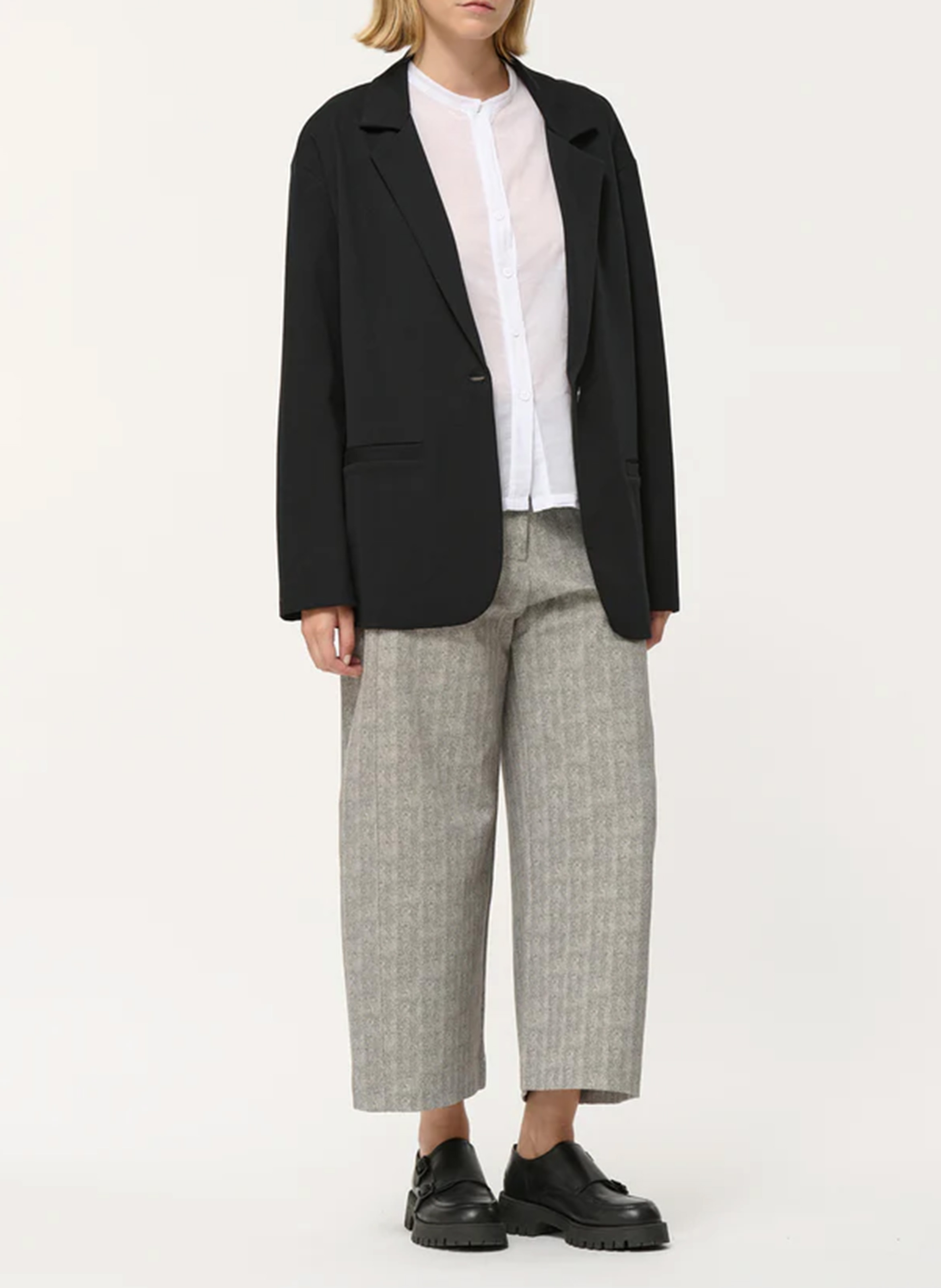 Veste col tailleur HUMILITY Noir