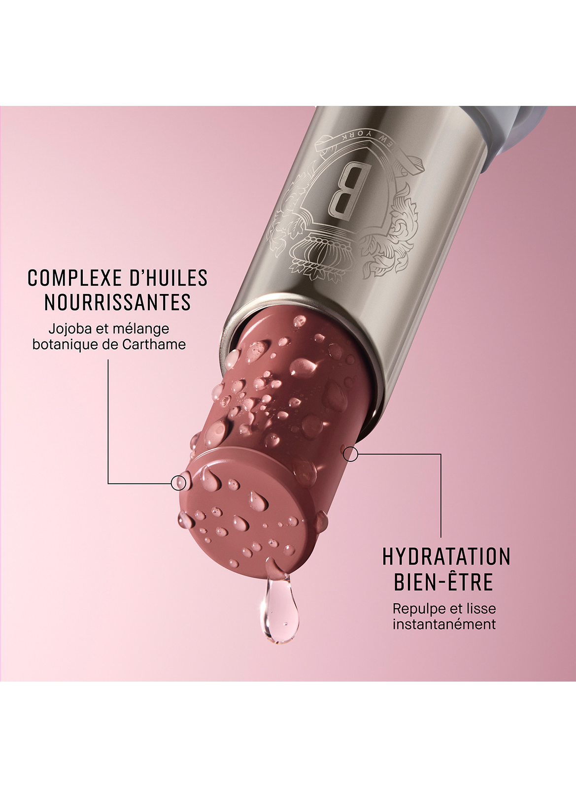 Extra Color Shine - Rouge à lèvres brillance intense BOBBI BROWN Nude rose