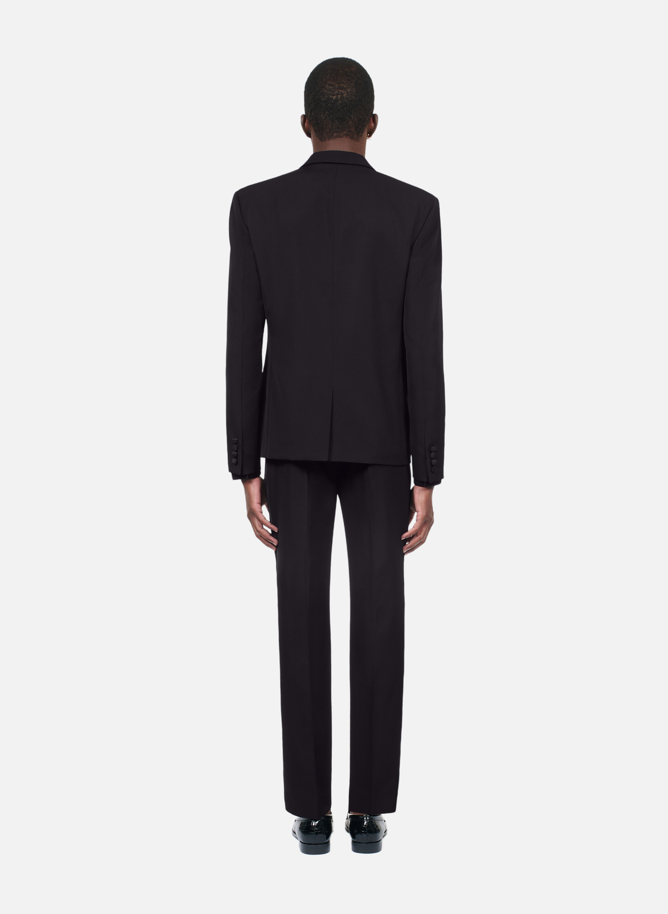 Fitted tuxedo jacket with satin details THE KOOPLES Black
