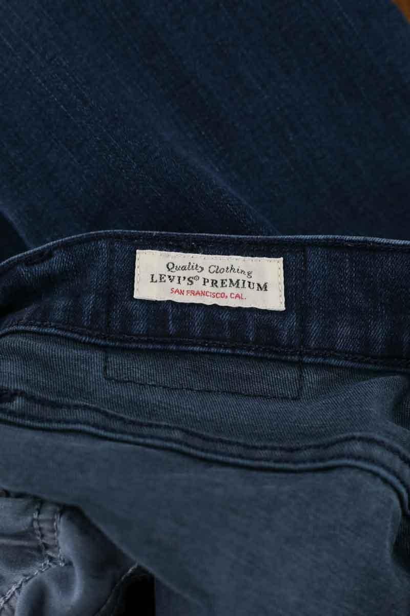 Cotton skinny jeans LEVI'S - Seconde main Blue