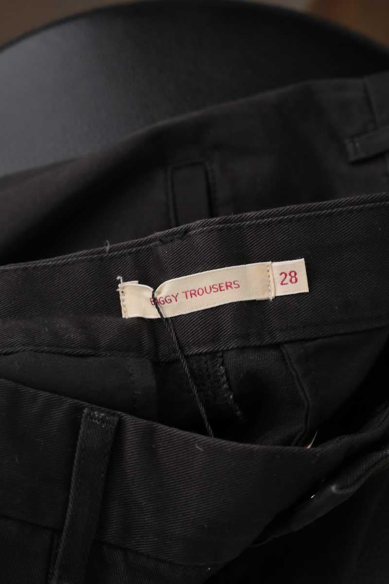 Wide cotton trousers  LEVI'S - Seconde main Black