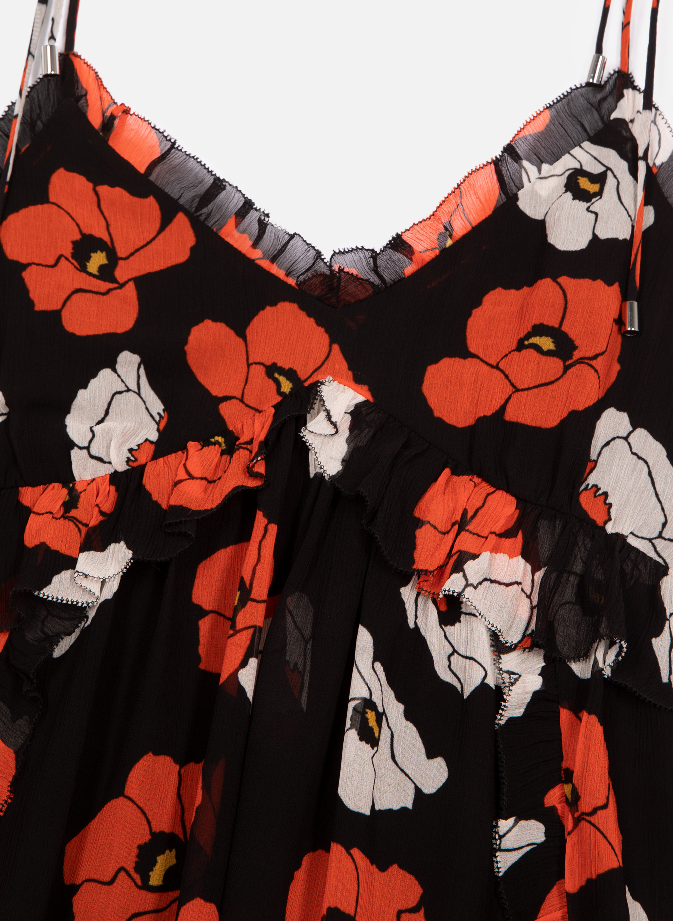 Short floral print dress THE KOOPLES Black