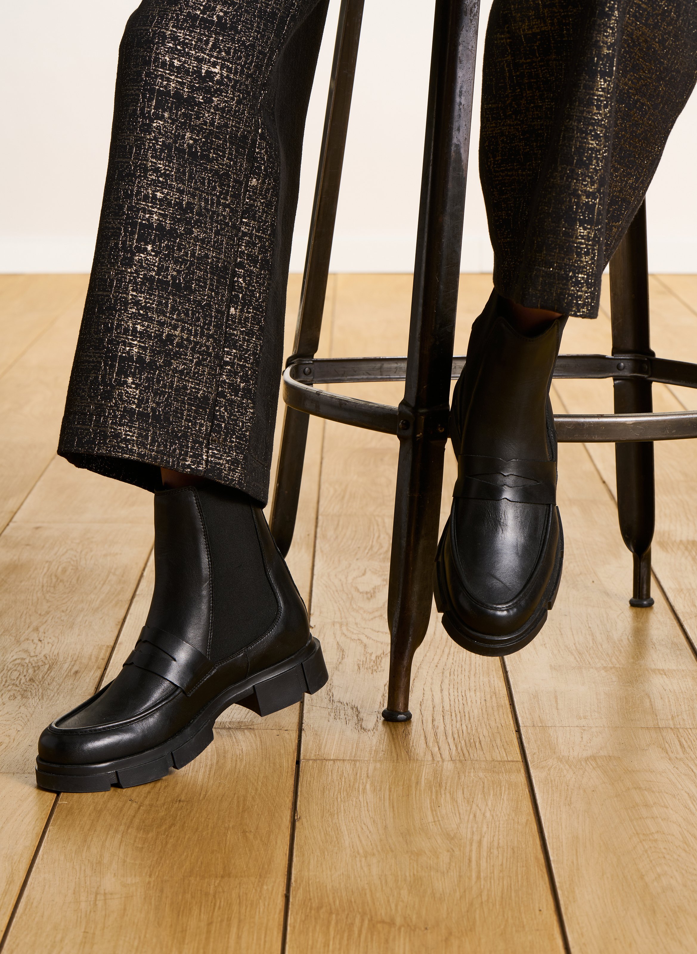 Bianca - Lederstiefeletten LA FEE MARABOUTEE Schwarz