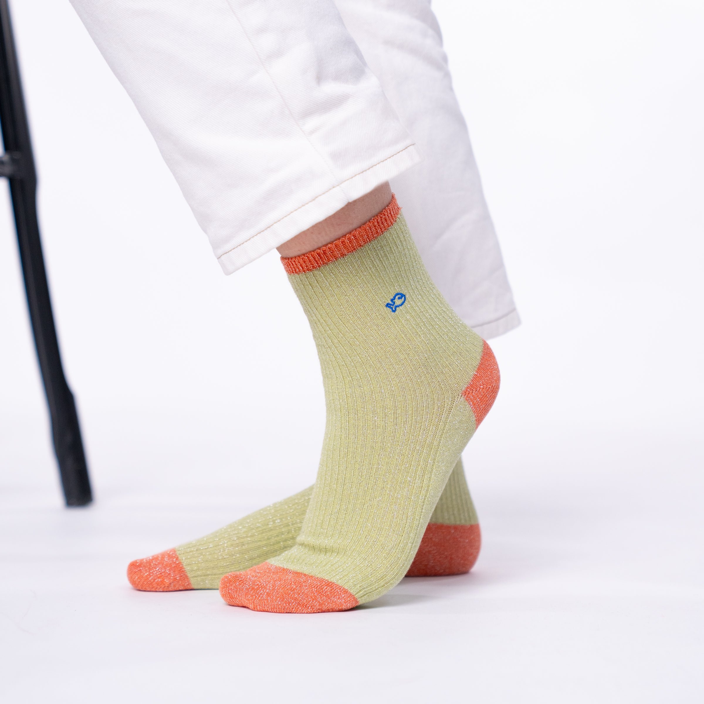 Vintage combed cotton socks BILLYBELT Green