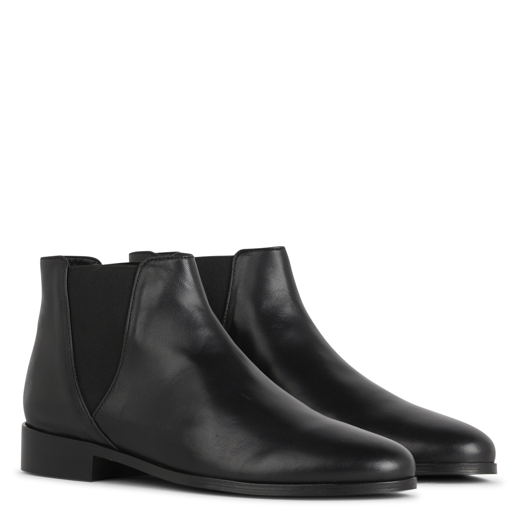 Boots en cuir BOBBIES Noir