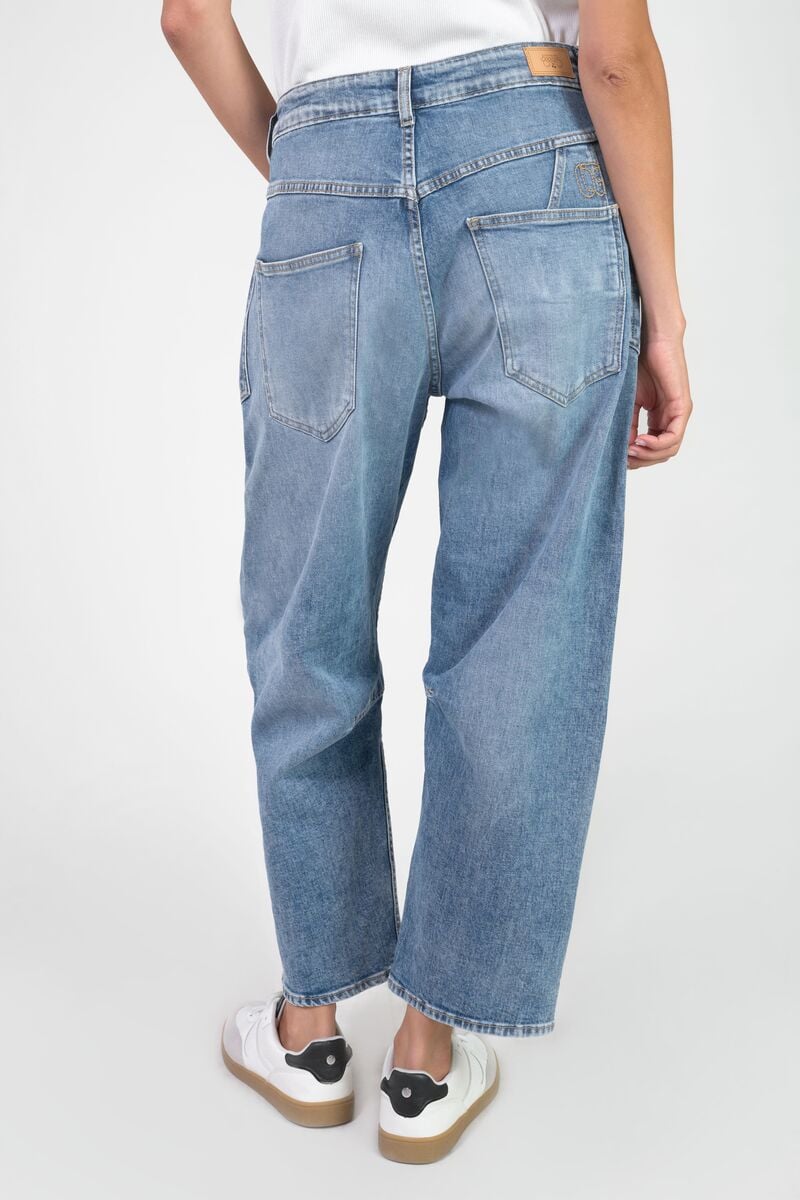 Loose jeans, wide balloon, length 34 LE TEMPS DES CERISES Blue