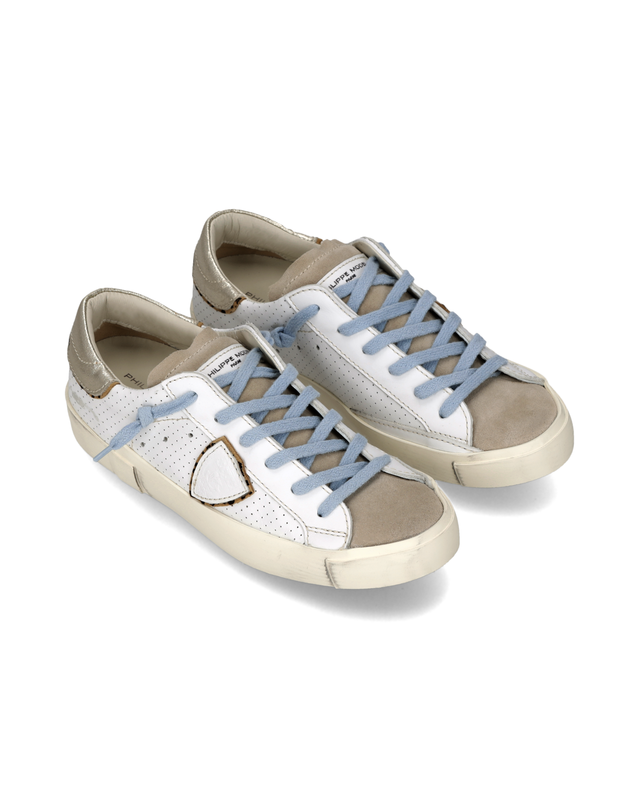 Tennis sneakers. PHILIPPE MODEL Golden