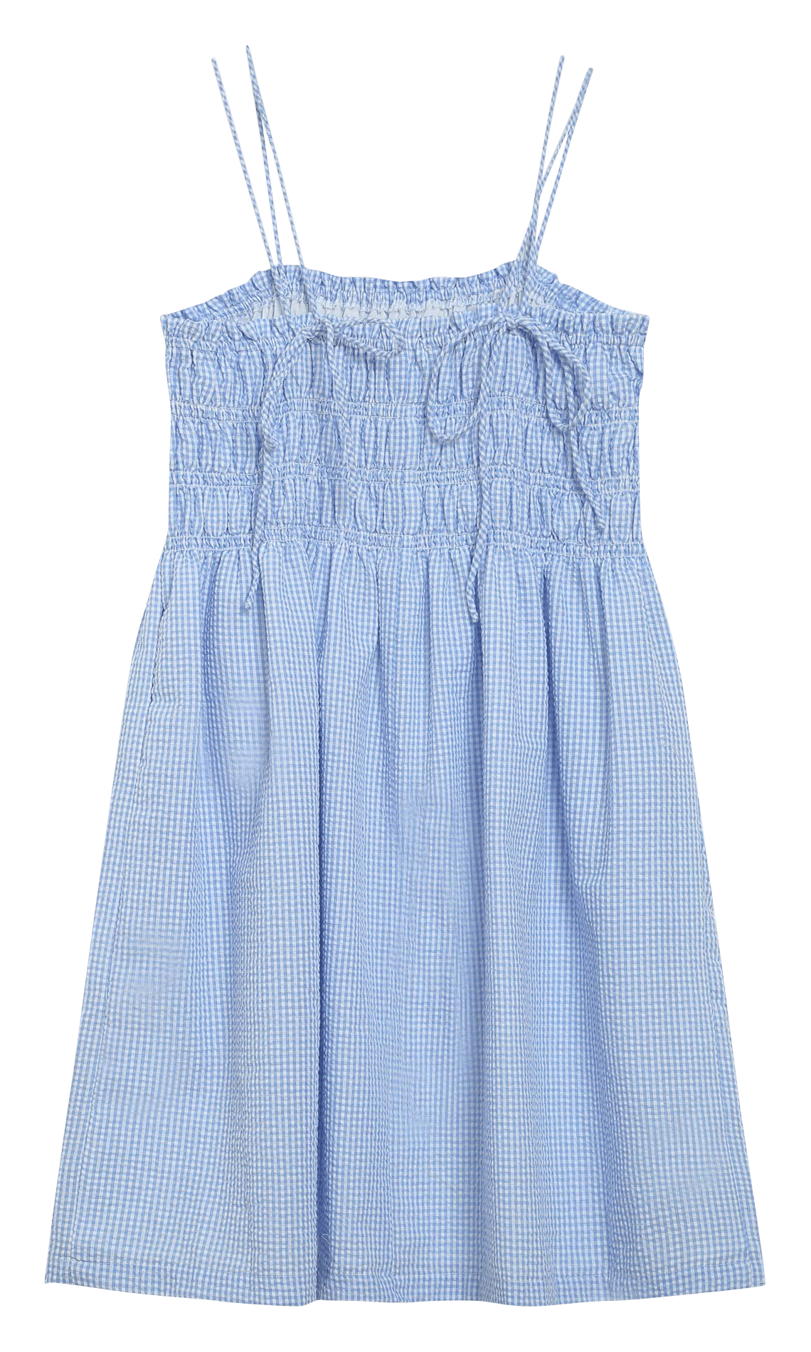 Robe courte col carré GRACE ET MILA Bleu