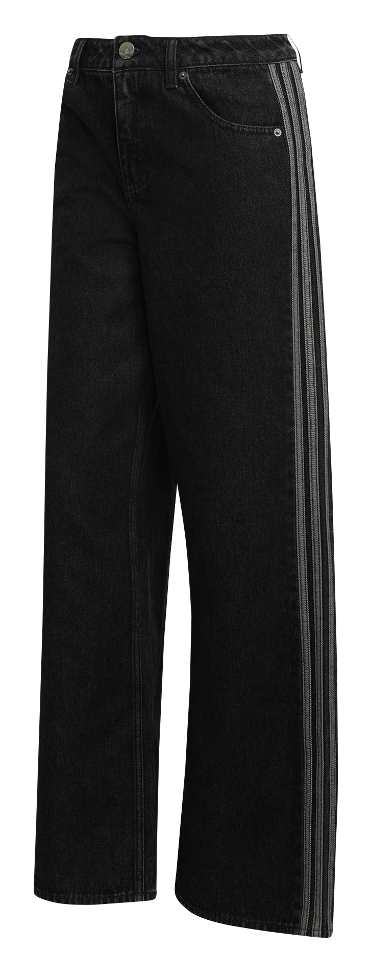 Grote katoenen jeans ADIDAS Zwart