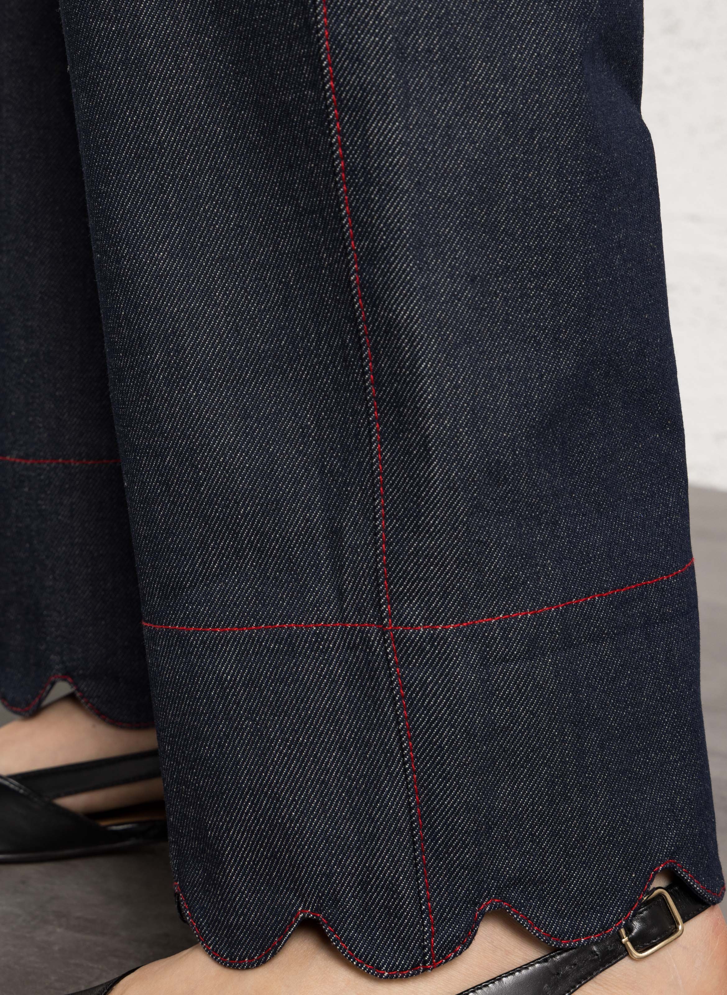 Jean droit à pinces STELLA NOVA Jean brut