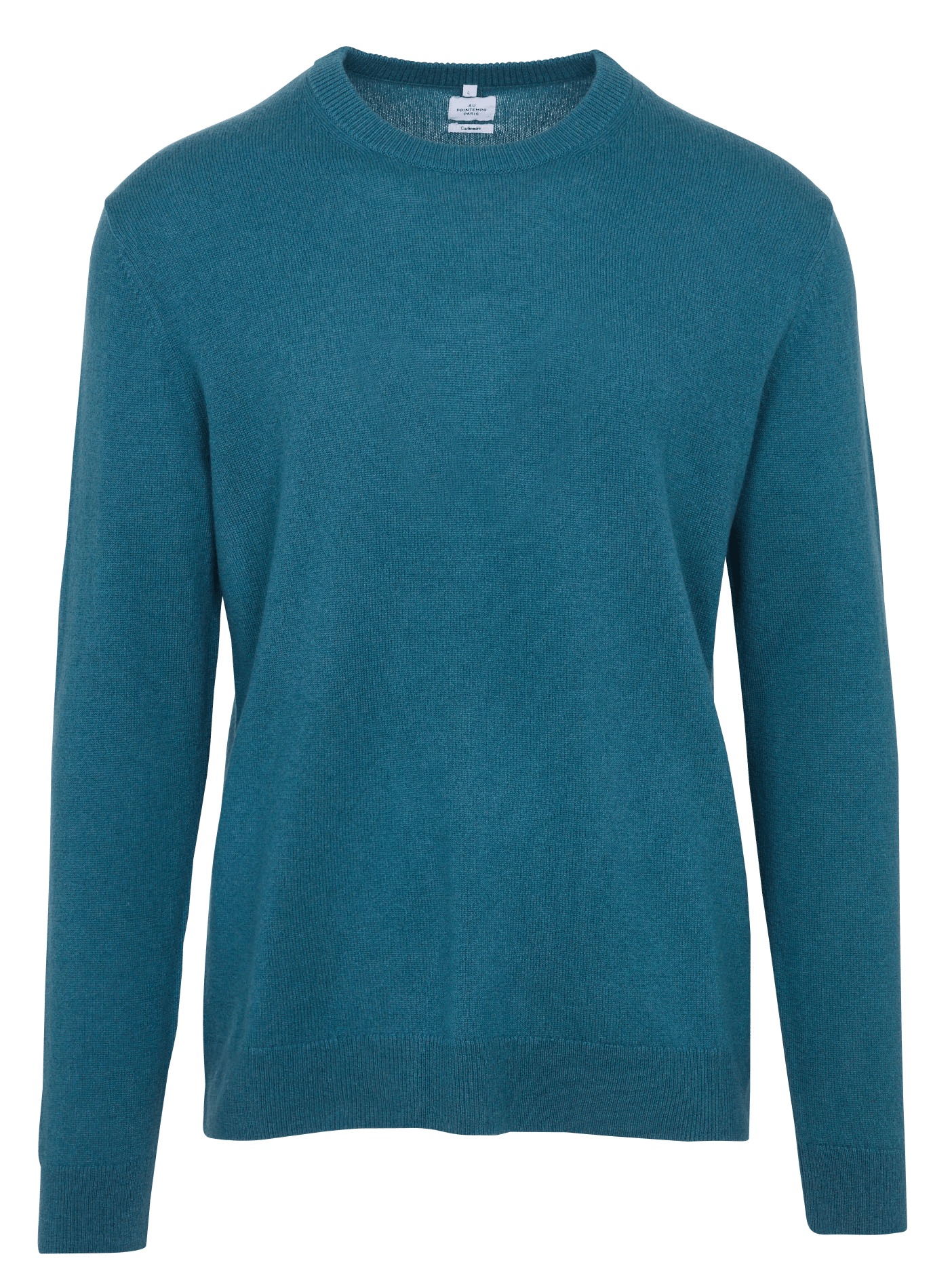 Regular-fit round-neck cashmere sweater AU PRINTEMPS PARIS