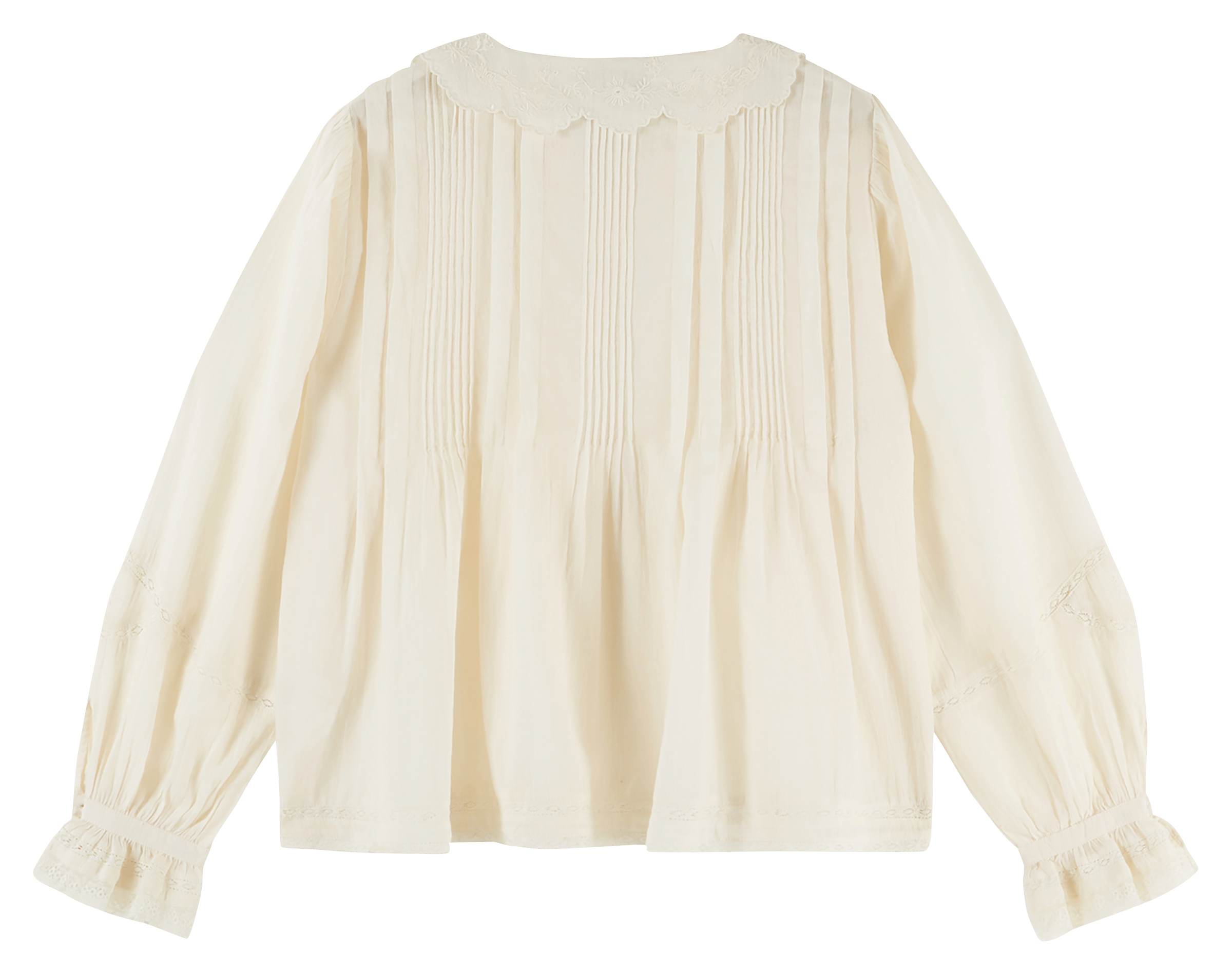 Blouse col classique en coton EMILE ET IDA Beige