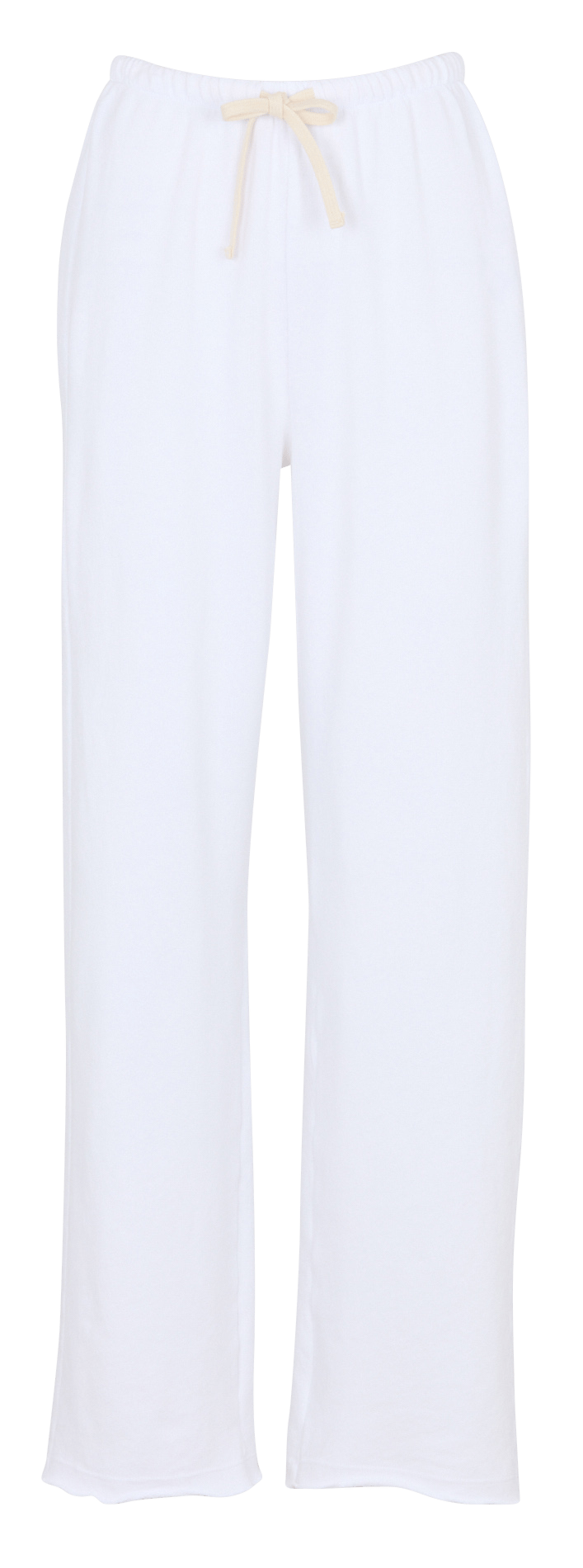 Gerade geschnittene, weit geschnittene Baumwoll-Jogginghose AMERICAN VINTAGE Weiss