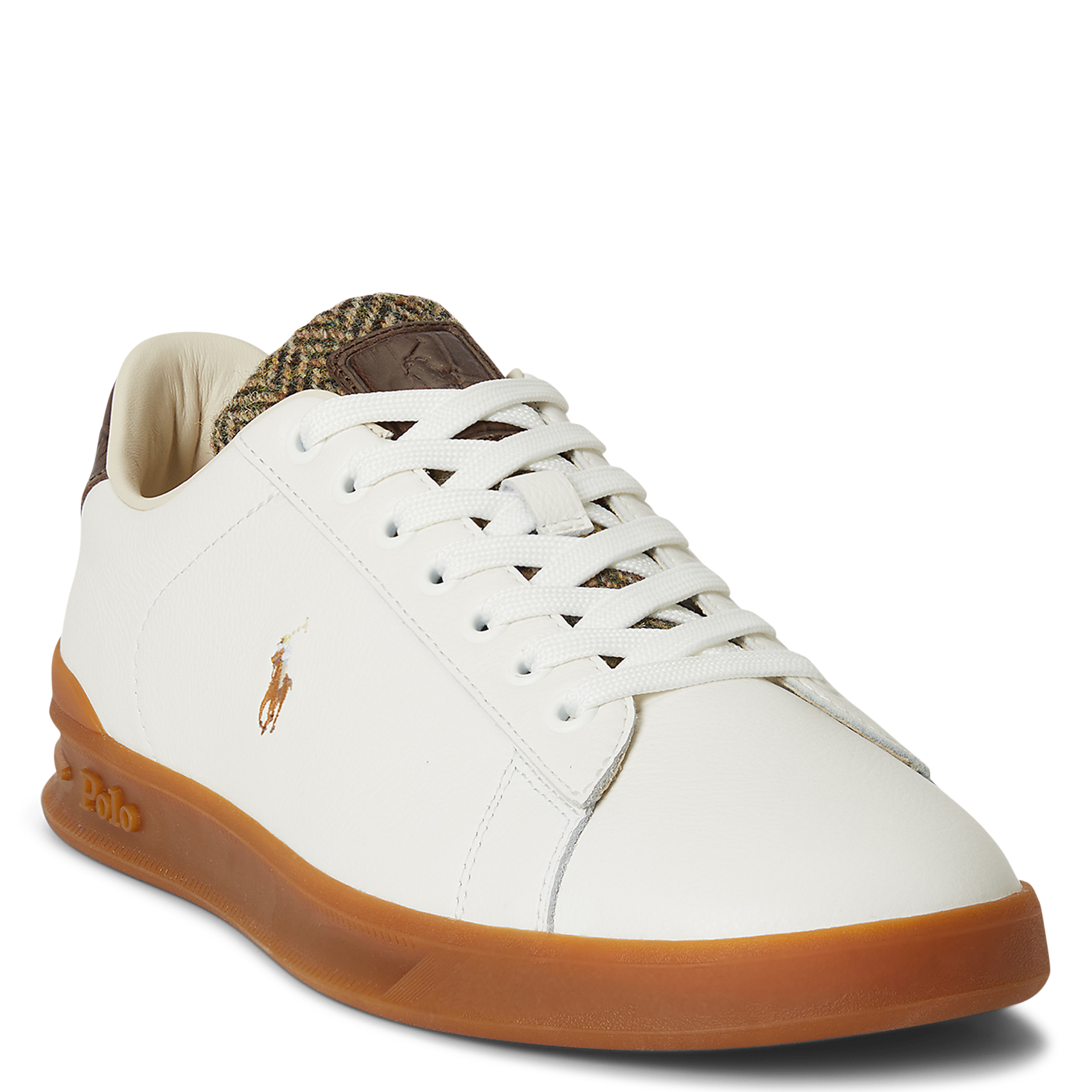 Niedrige Ledersneaker POLO RALPH LAUREN Weiss
