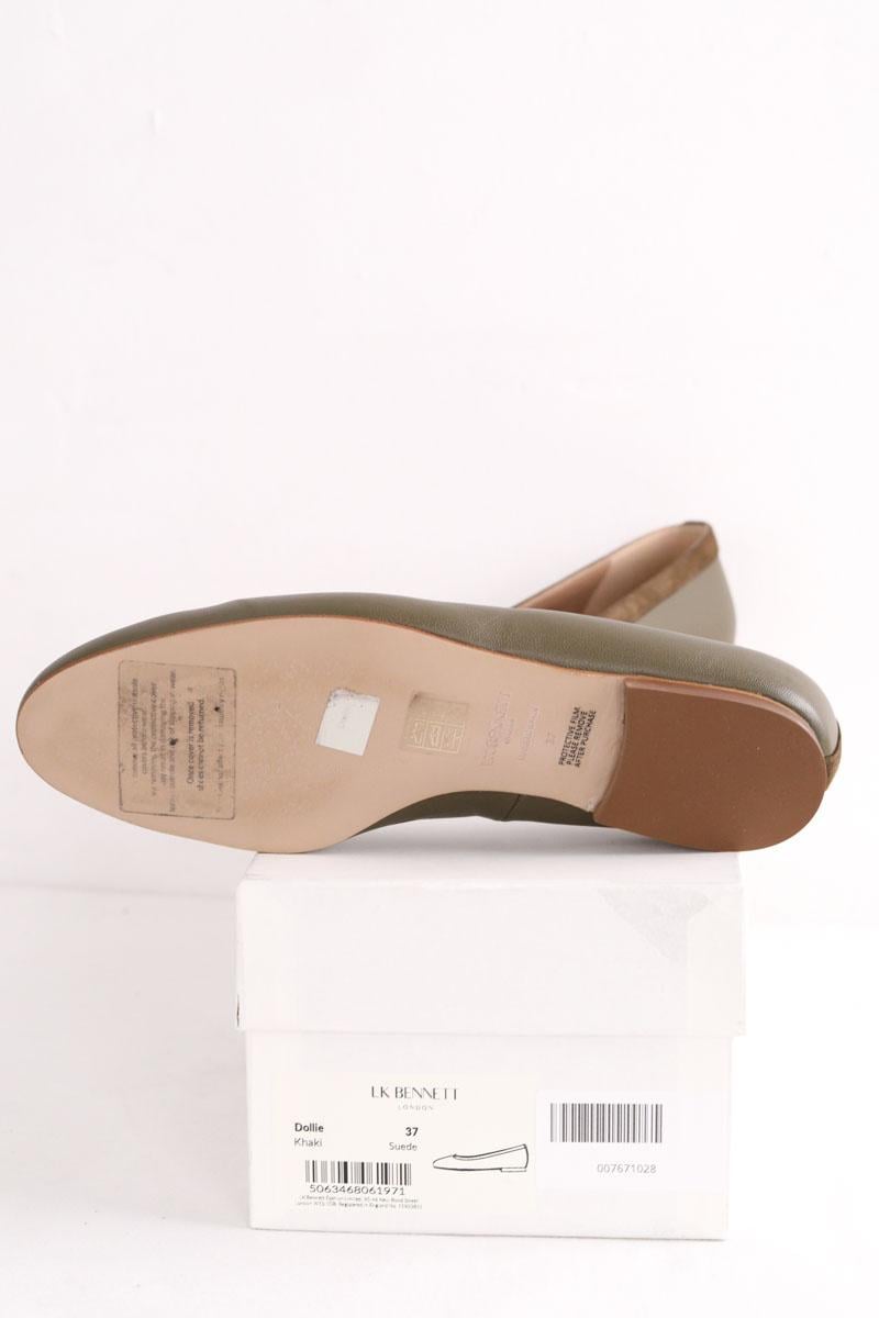 Ballet pumps LK BENNETT - Seconde Main Khaki