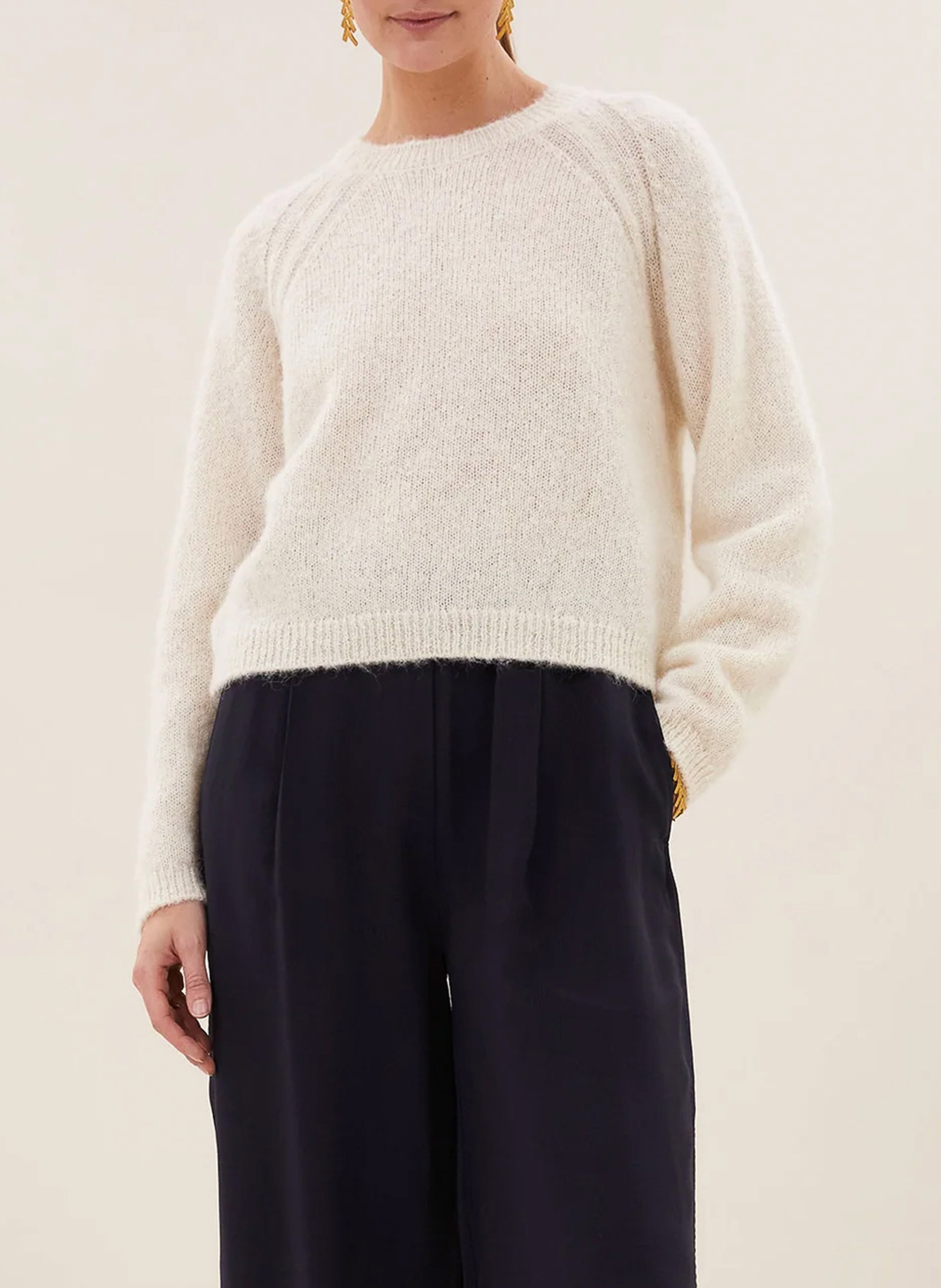 Pull oversize en laine mélangée BY BAR