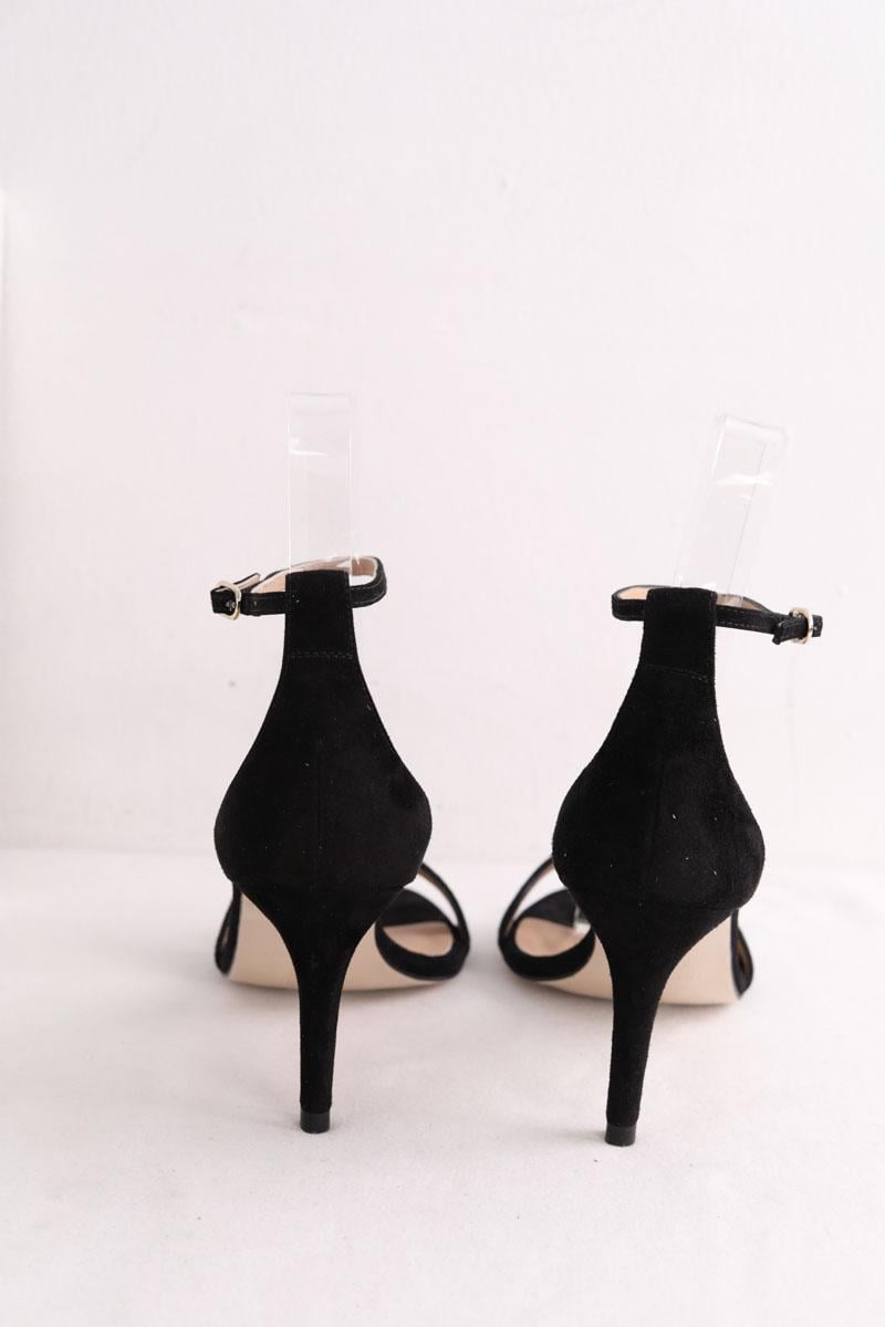 Faux leather sandals LK BENNETT - Seconde Main Black