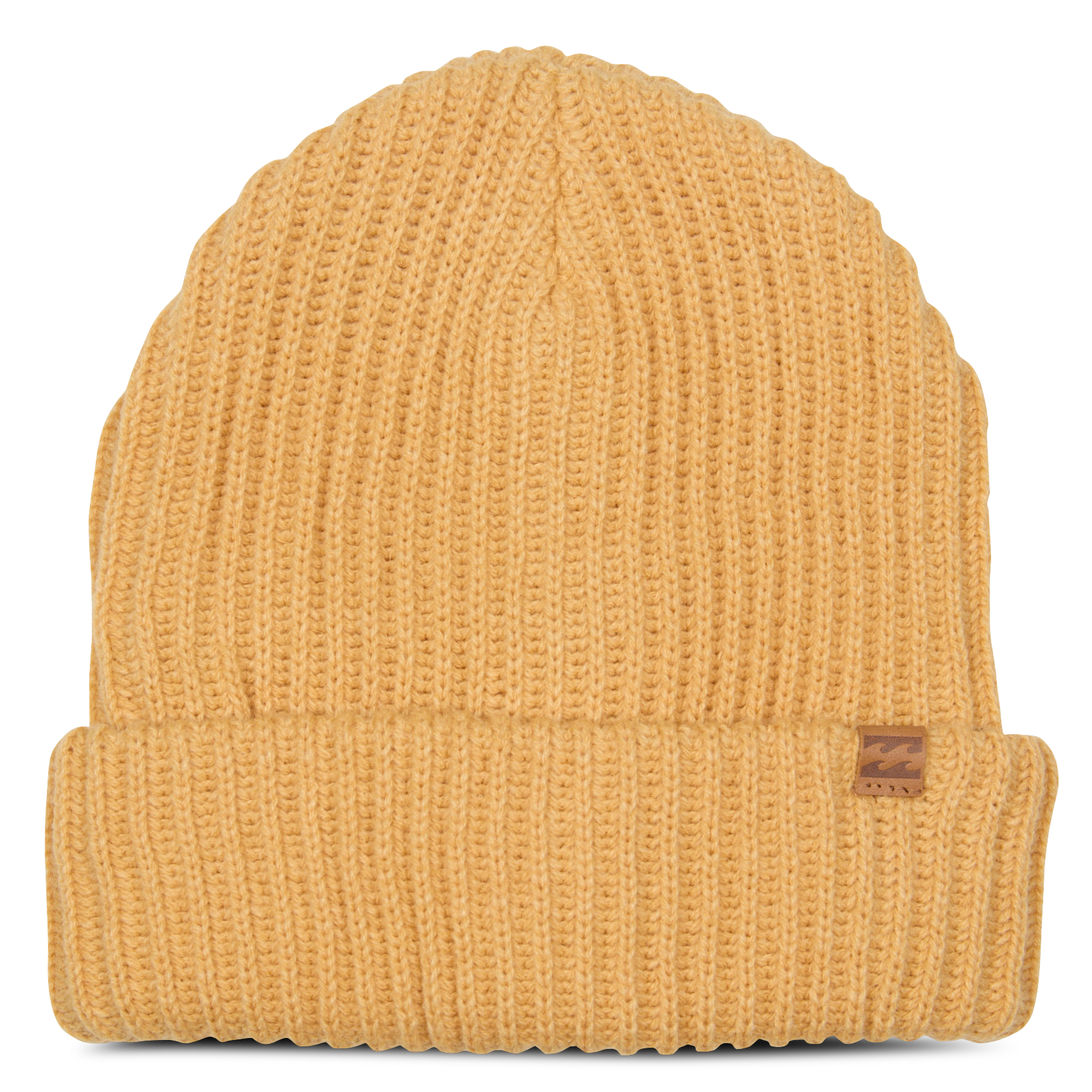 Bonnet côtelé en maille BILLABONG Jaune