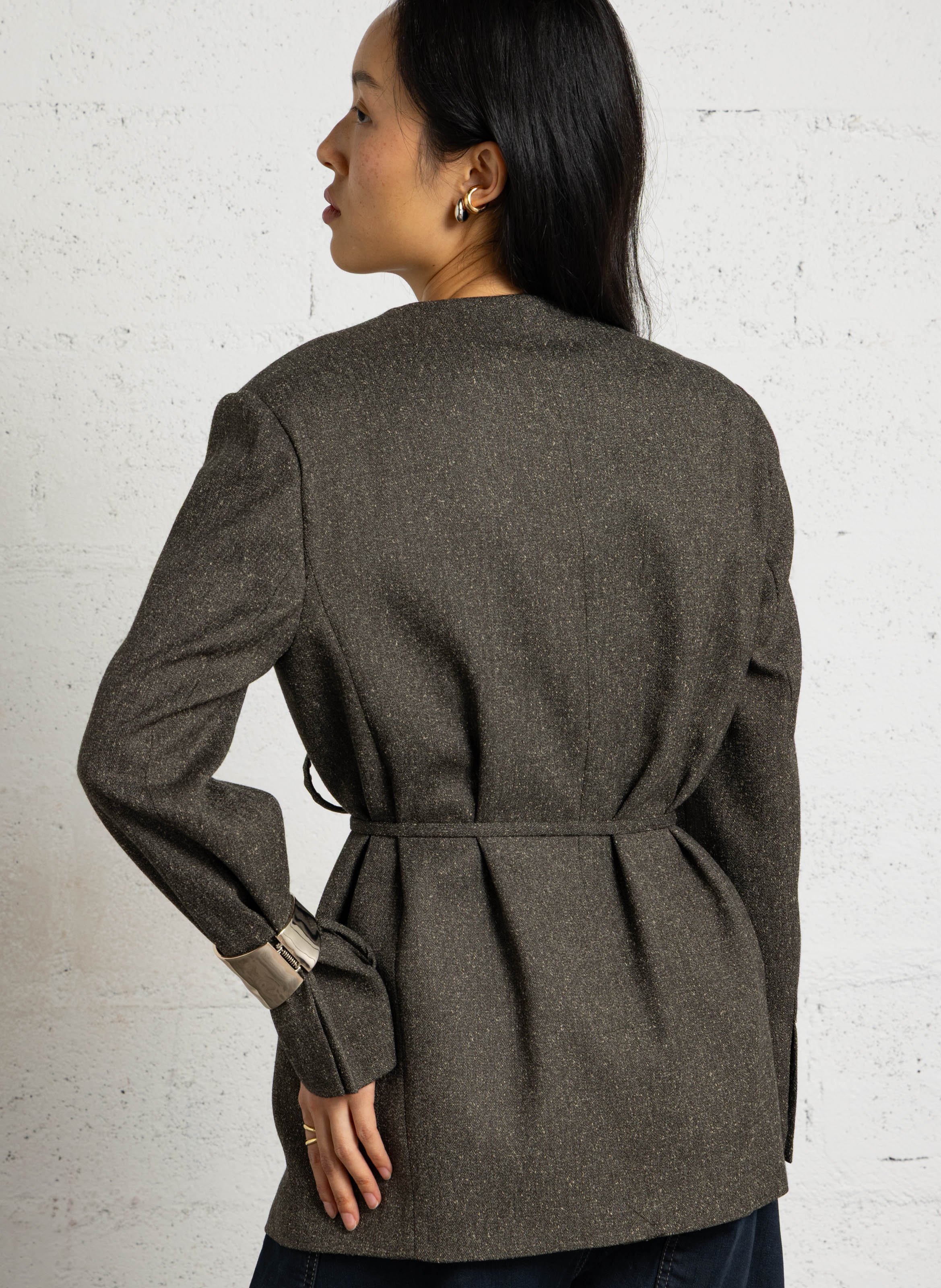 Blazer ceinturé LIU JO Vert