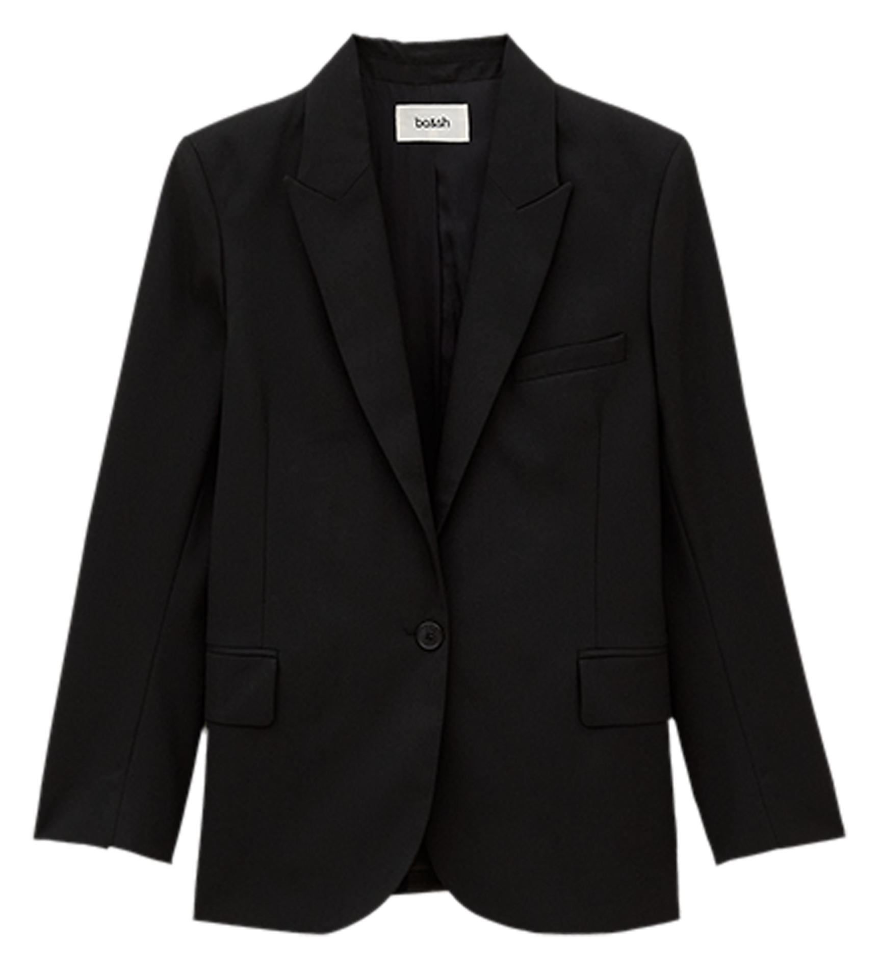 Veste tailleur oversize unie BA&SH Noir