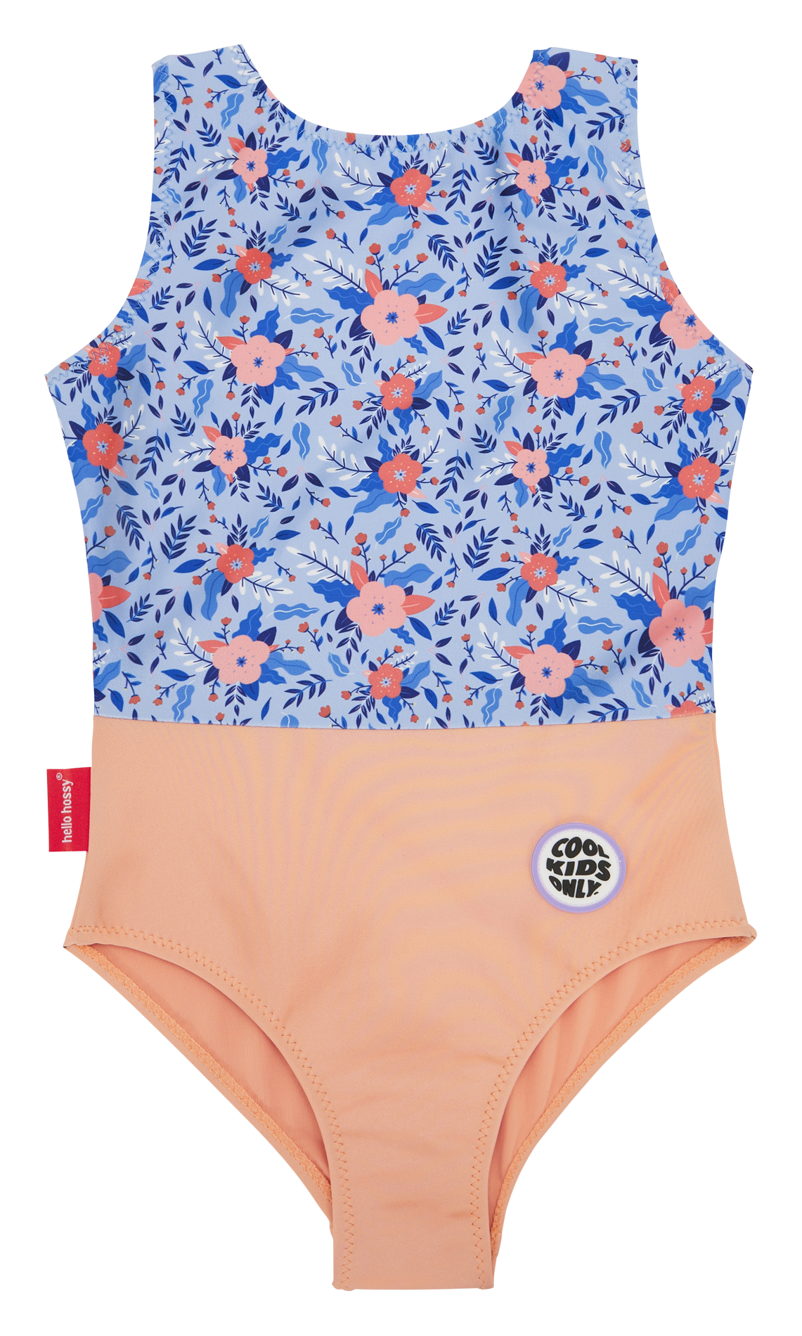 Printed one-piece swimsuit HELLO HOSSY Blue