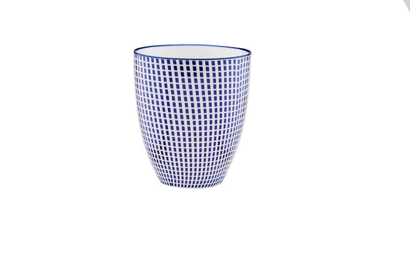 Pattern 30 cl mug - 6 pieces - dark blue BJORN Blue