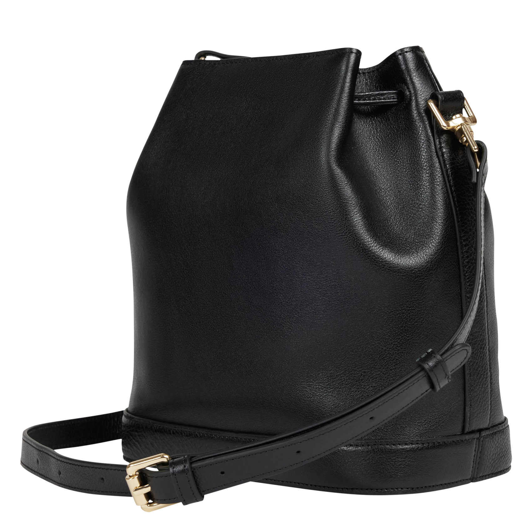 Beuteltasche aus Leder NAT & NIN Schwarz