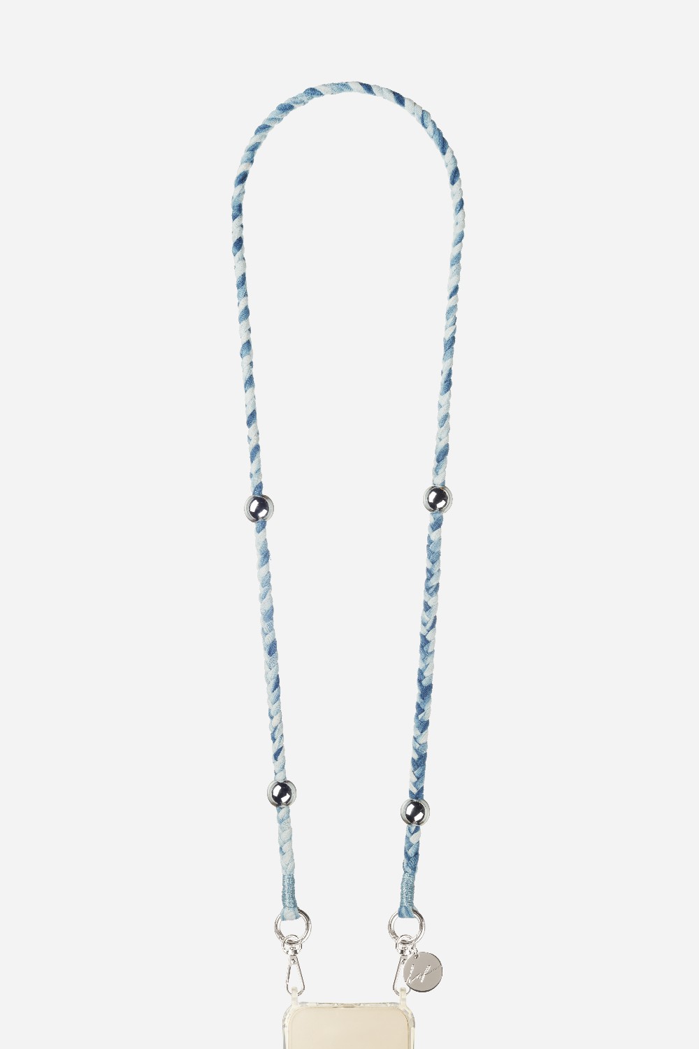 Tie and dye phone cord LA COQUE FRANCAISE Blue