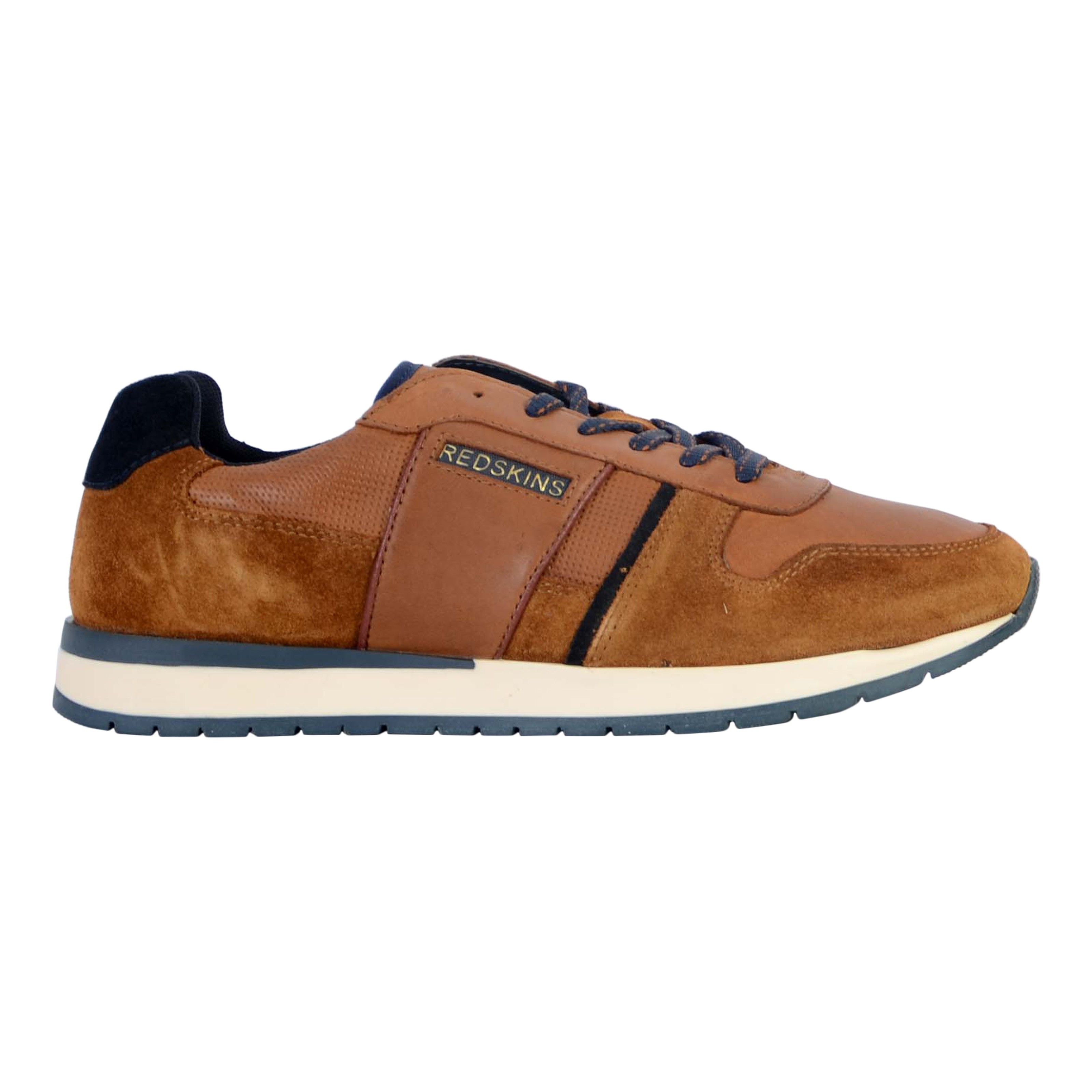 Leather sneaker affairi REDSKINS Brown