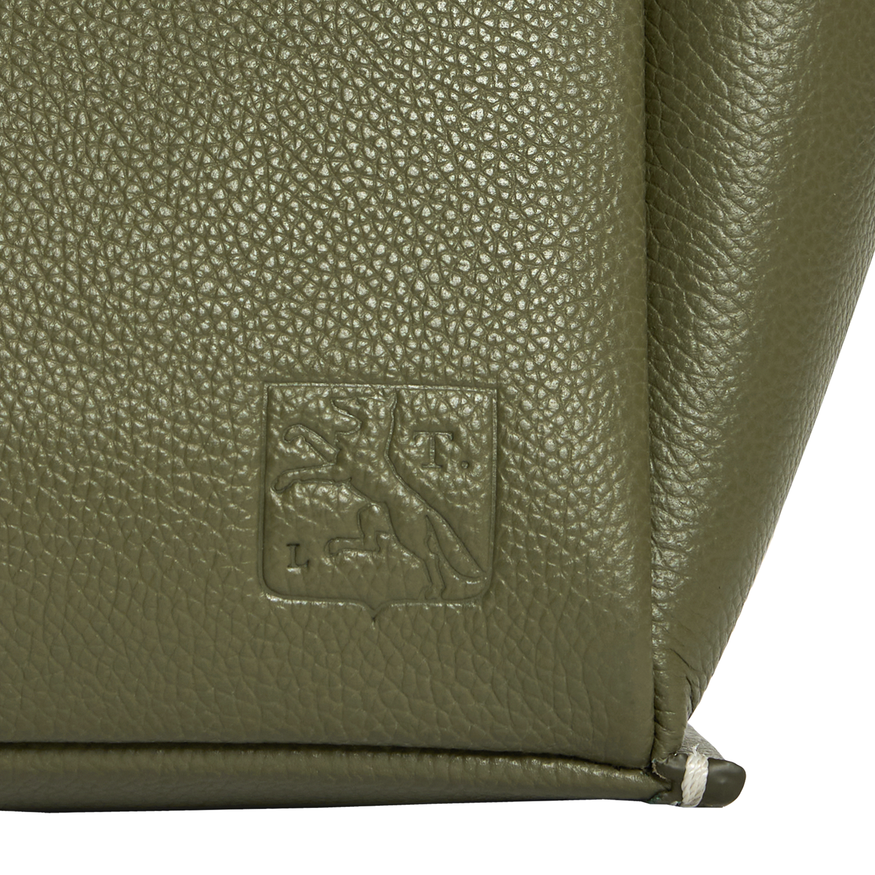 Sac porté main en cuir LE TANNEUR Vert