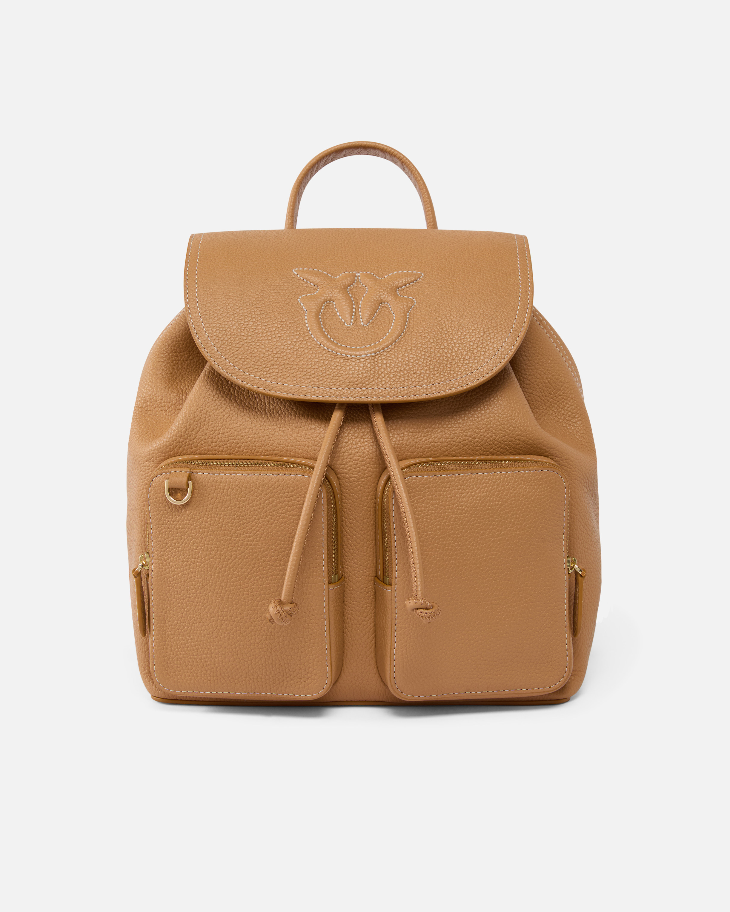 PINKO Woman Backpack Beige 104351A1LF C50Q