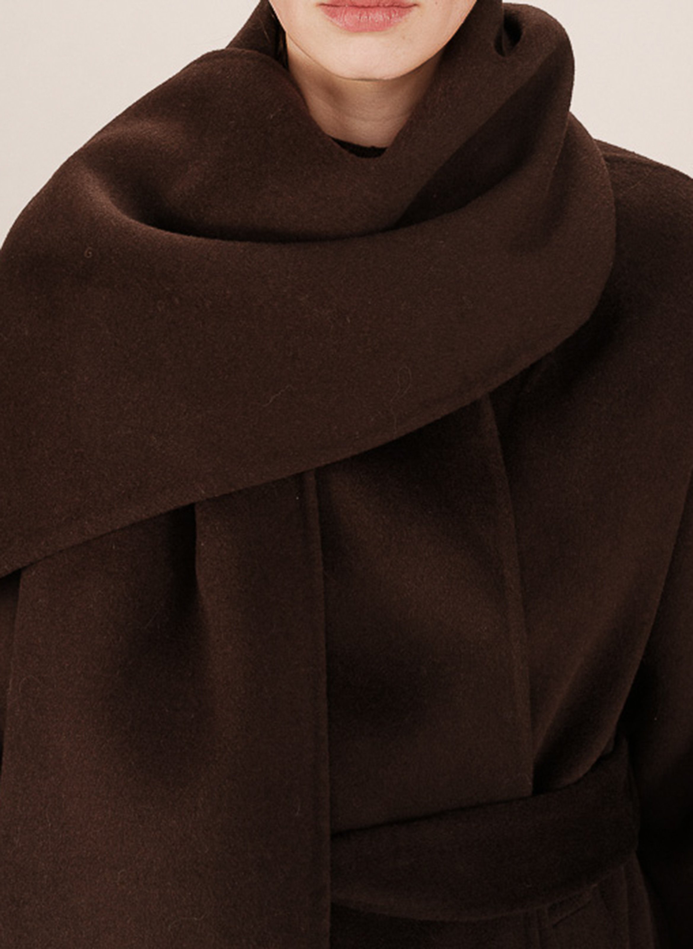 Wool and mohair scarf GRACE ET MILA