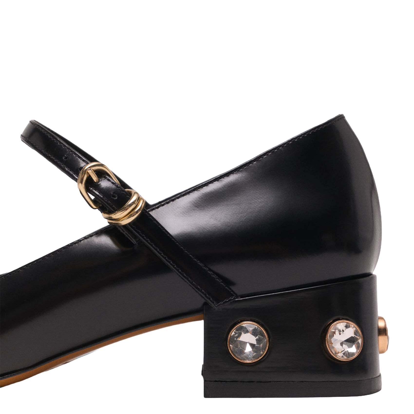 Escarpins en cuir MAJE Noir