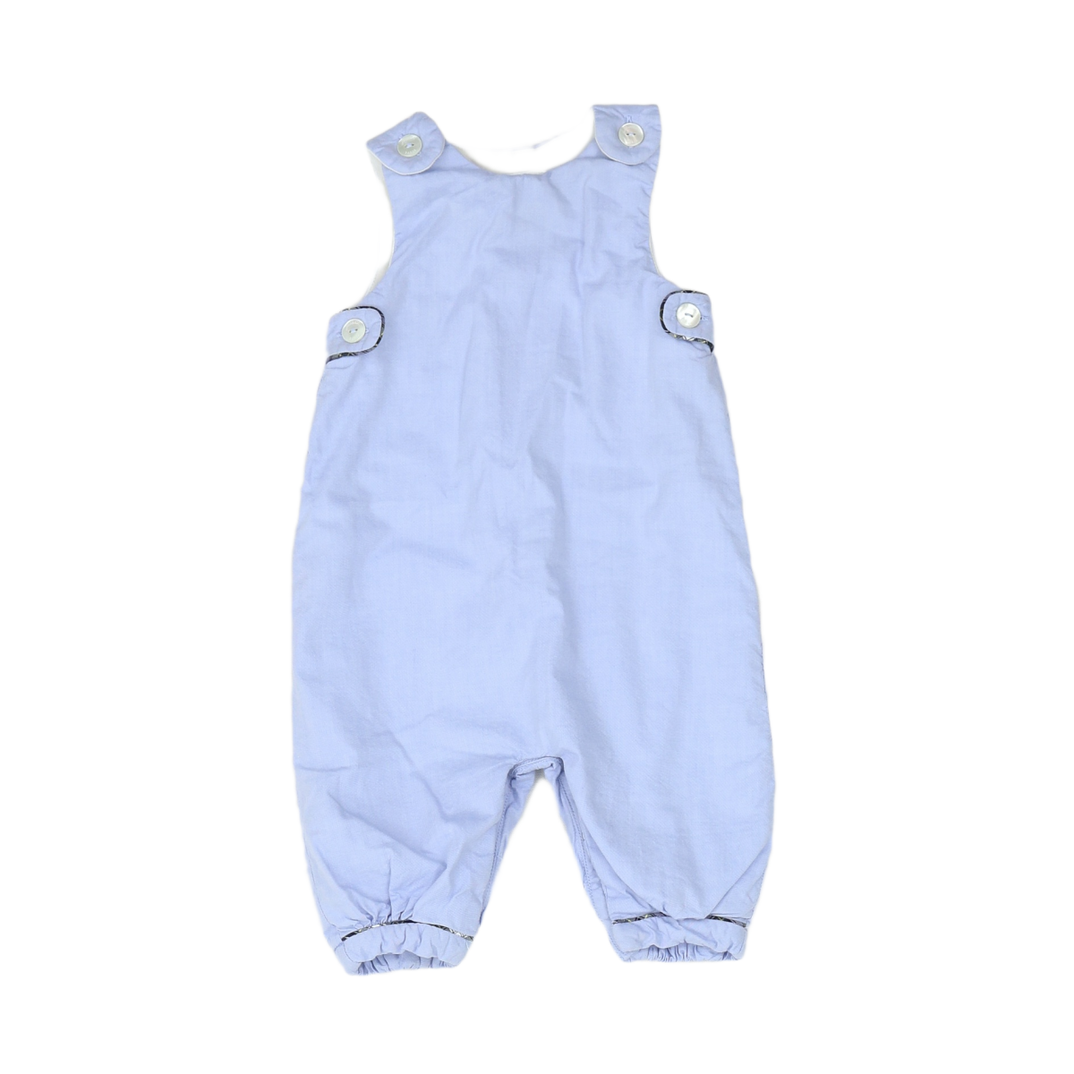 Blue Baby Dungarees - 6 months JACADI - Seconde Main Blue