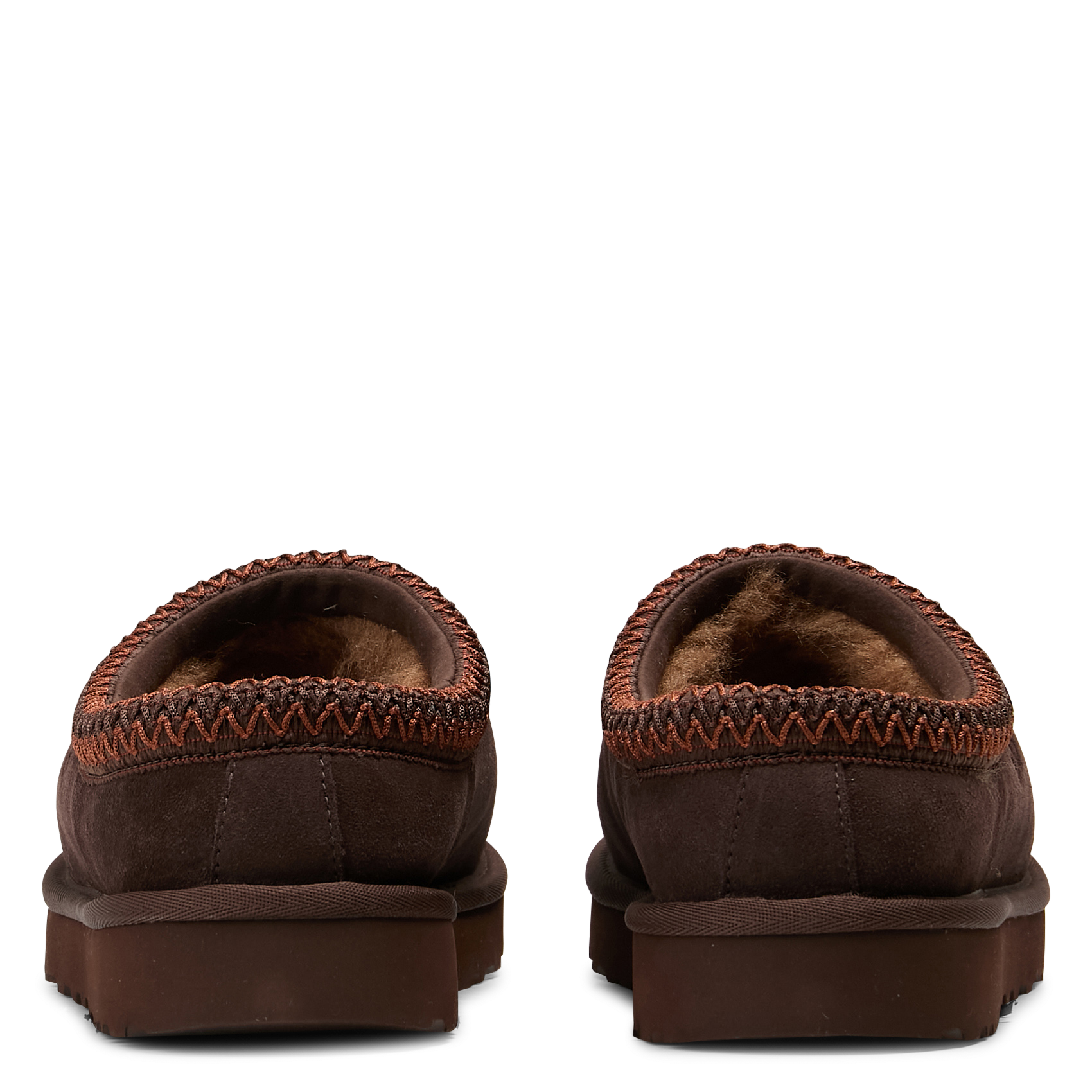 Deels leren klompen UGG Bruin