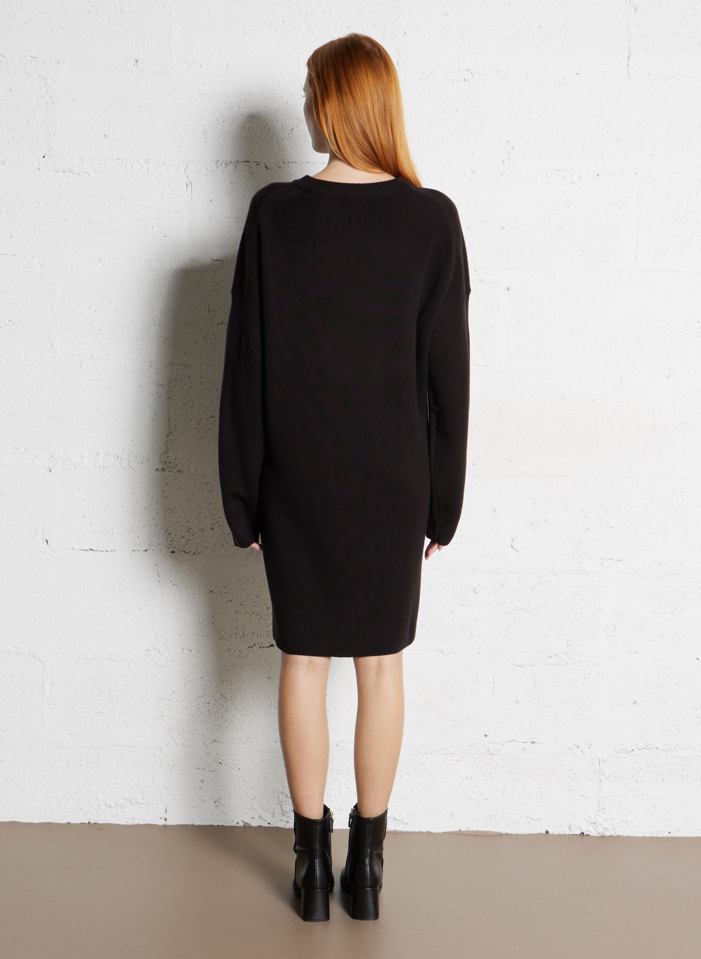 Robe pull col rond SOEUR Marron