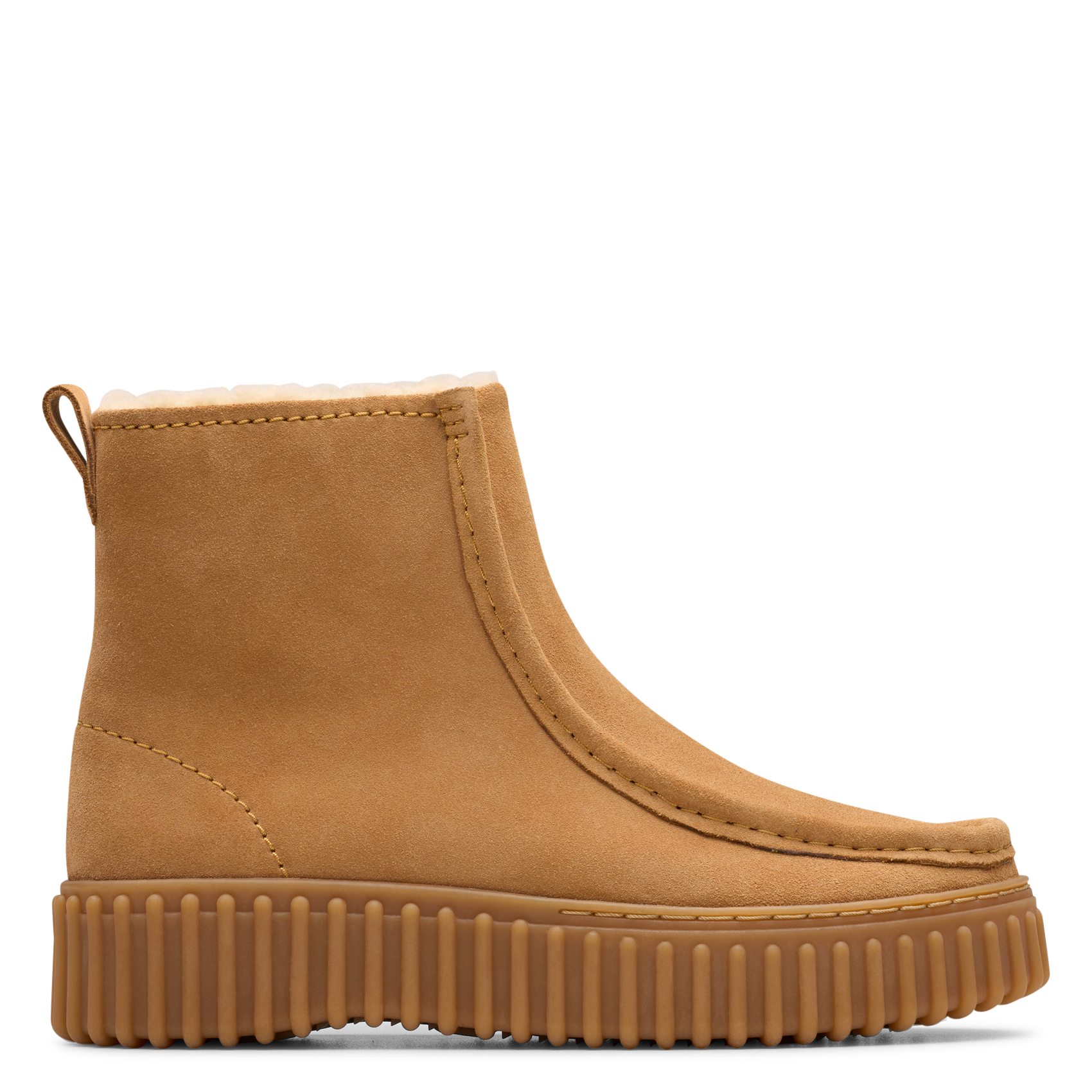 Suède enkellaarzen CLARKS Beige