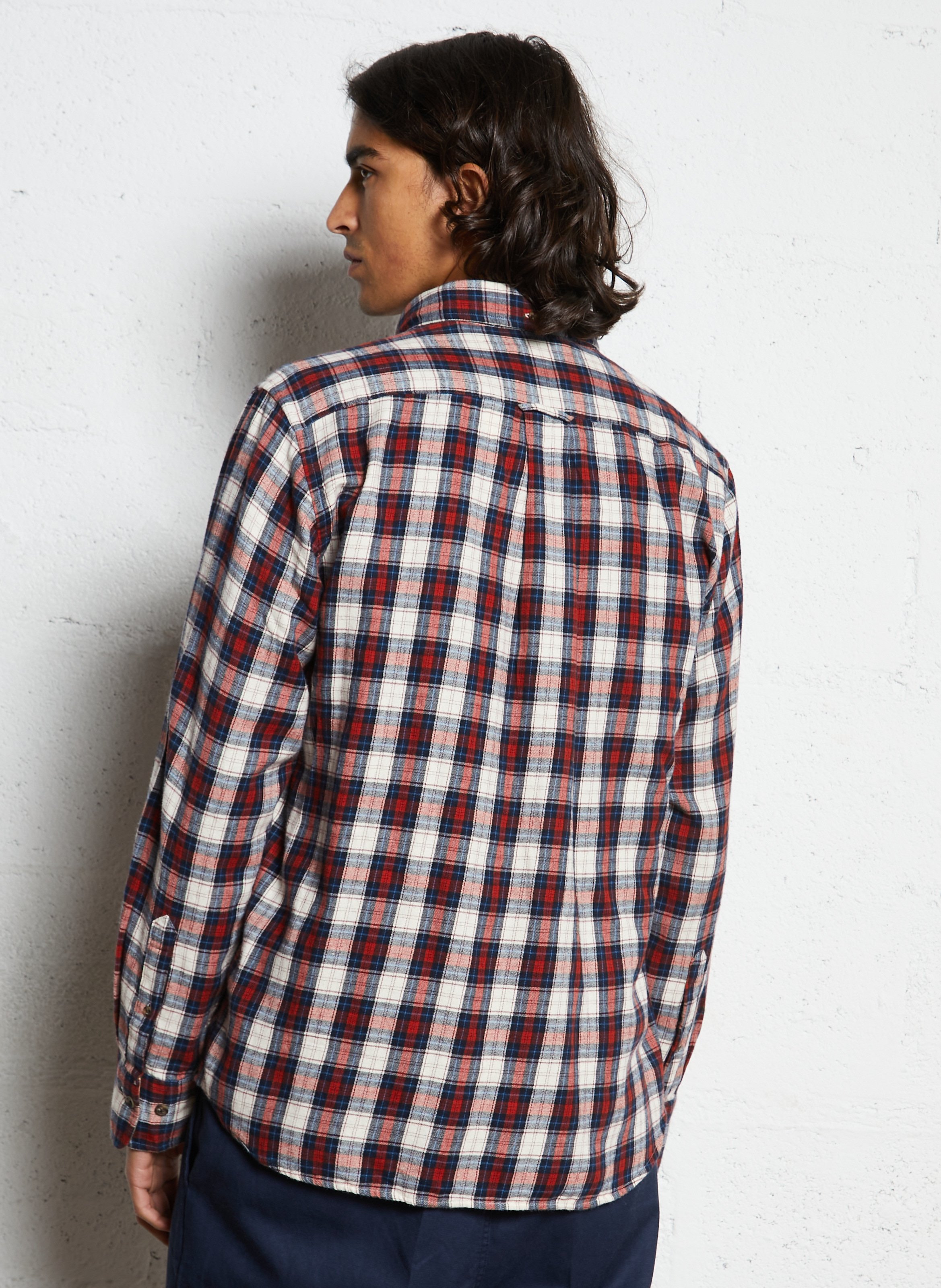 Regular checked shirt GANT Red