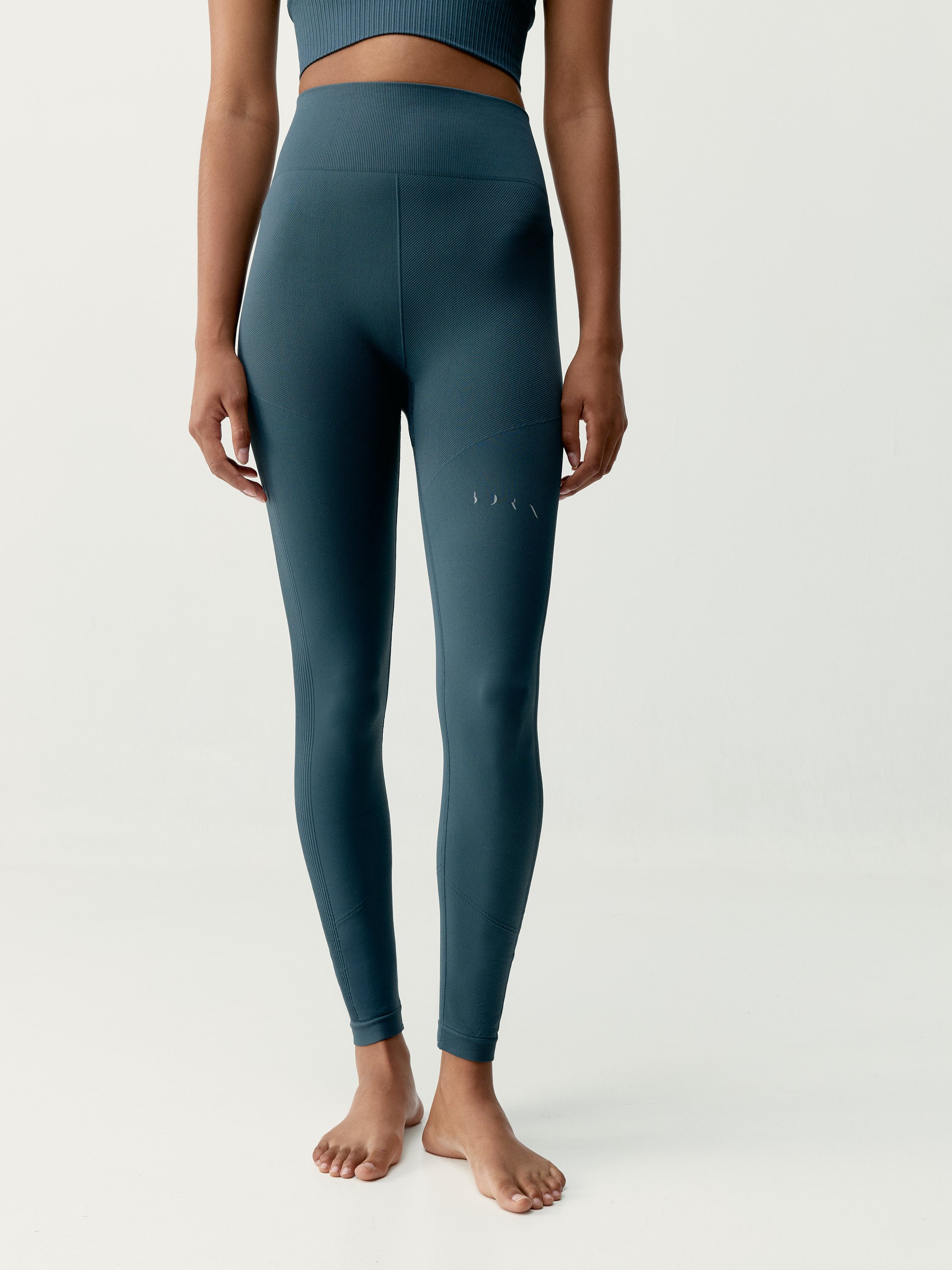 Seamless leggings BORN LIVING YOGA Blue