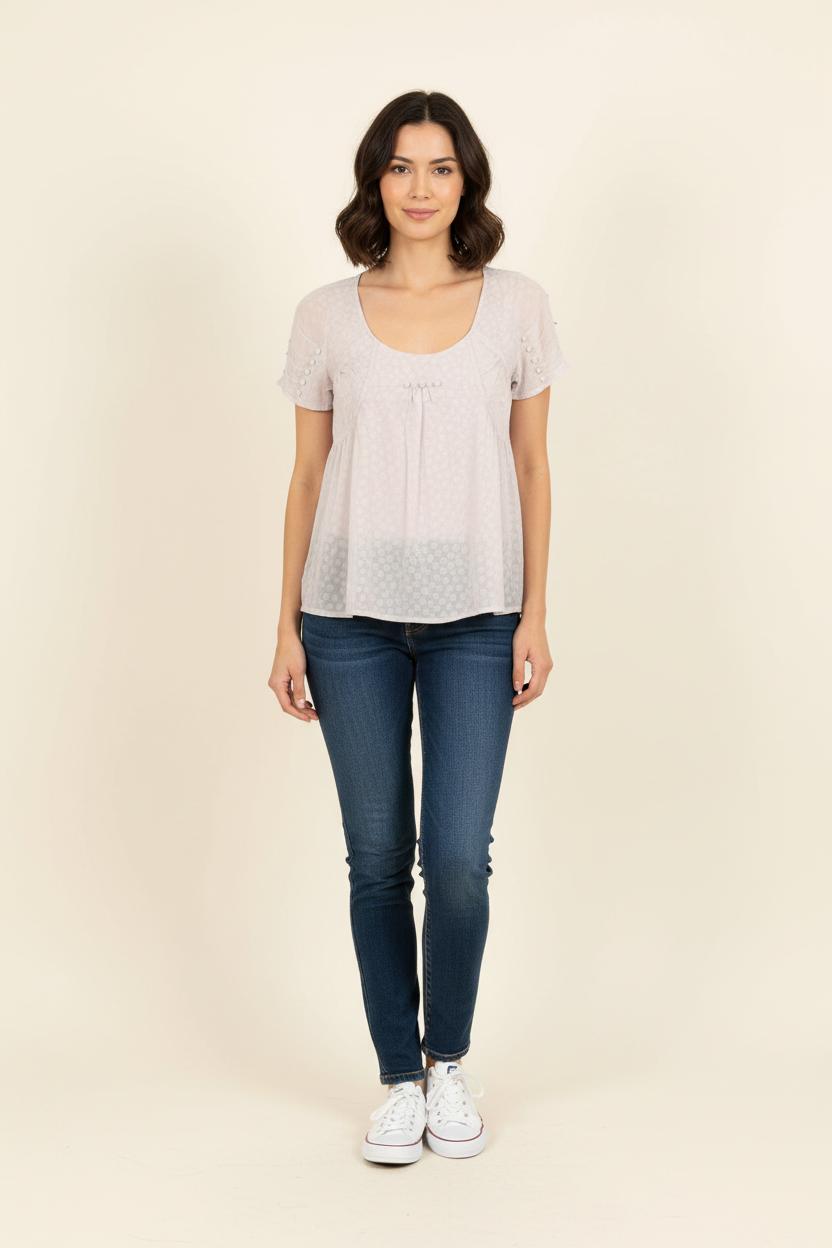 Tommy Badge T-shirt COMPTOIR DES COTONNIERS - Seconde main Grey