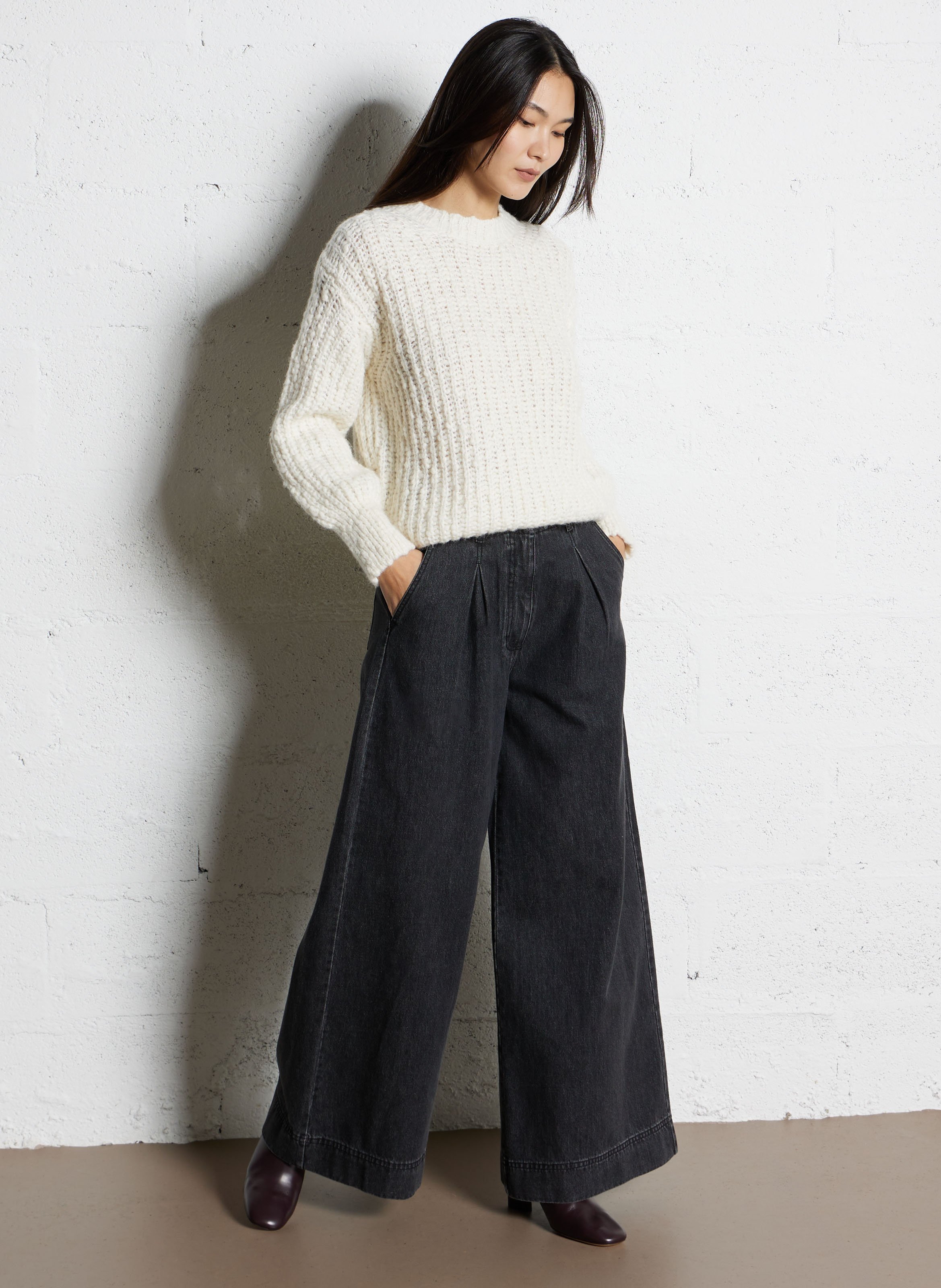 Beyou suede high heels  SOEUR Red