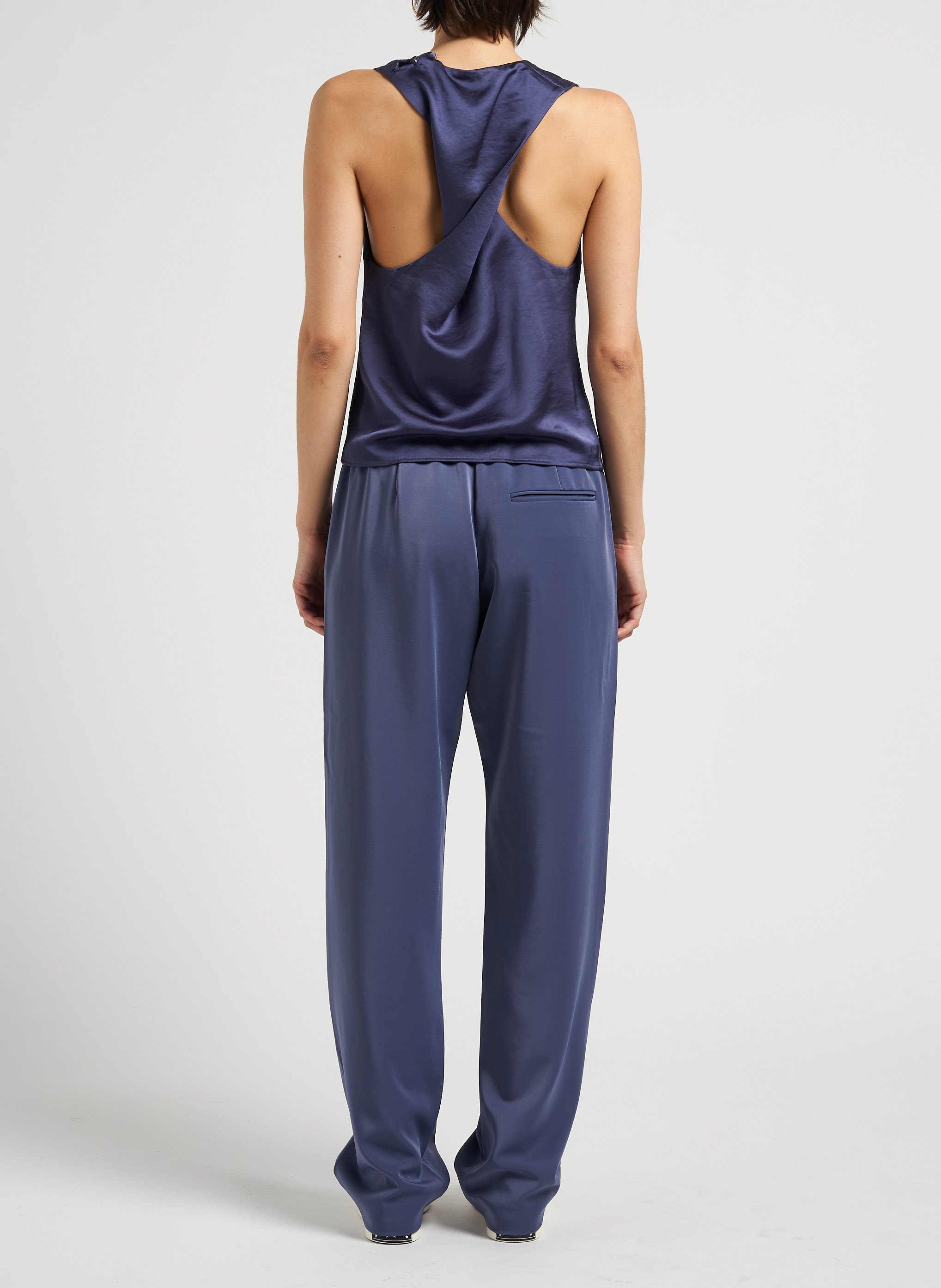 Rundhals-Top SAMSOE SAMSOE Blau