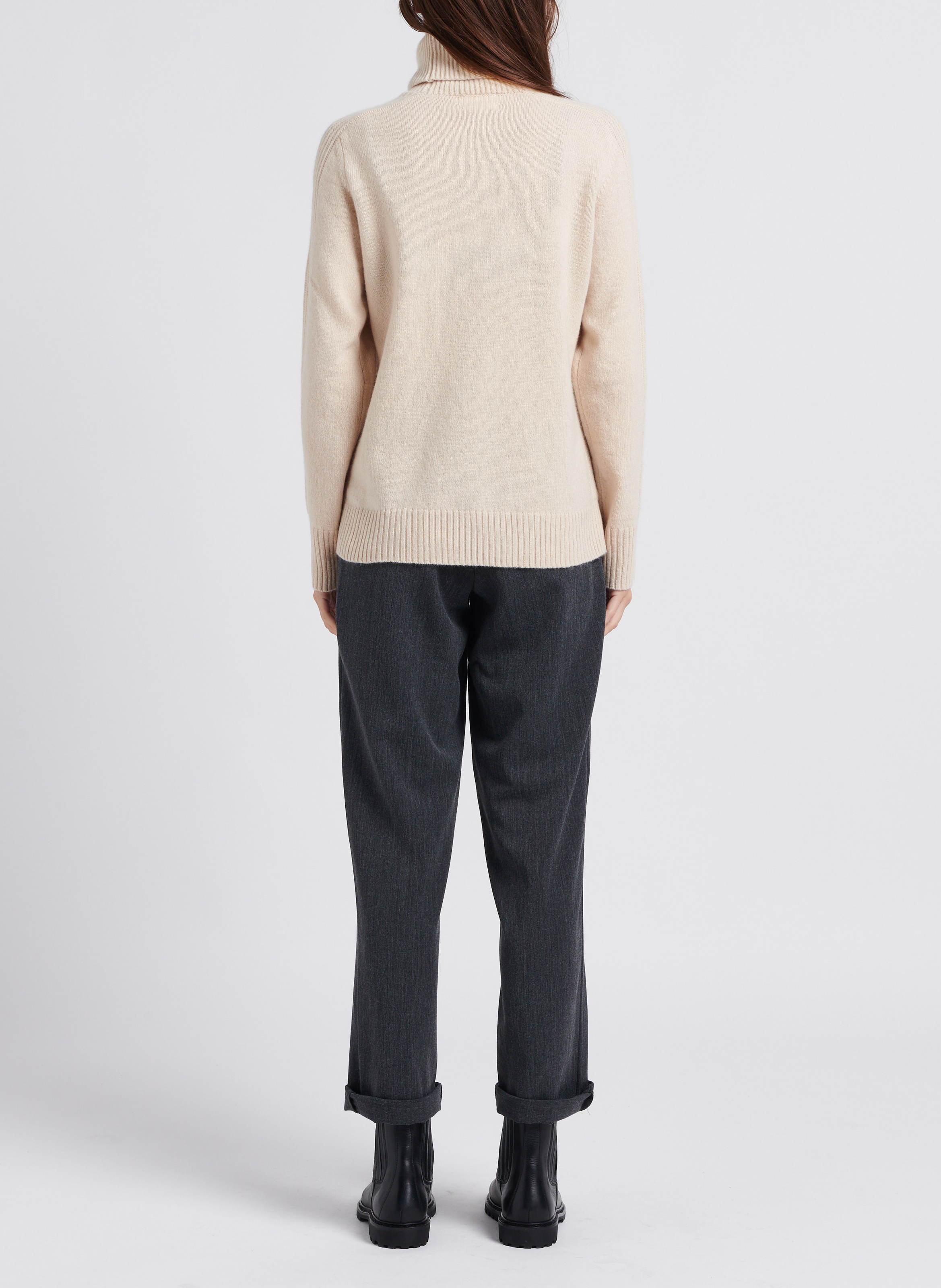 Pantalon droit  VILA Gris