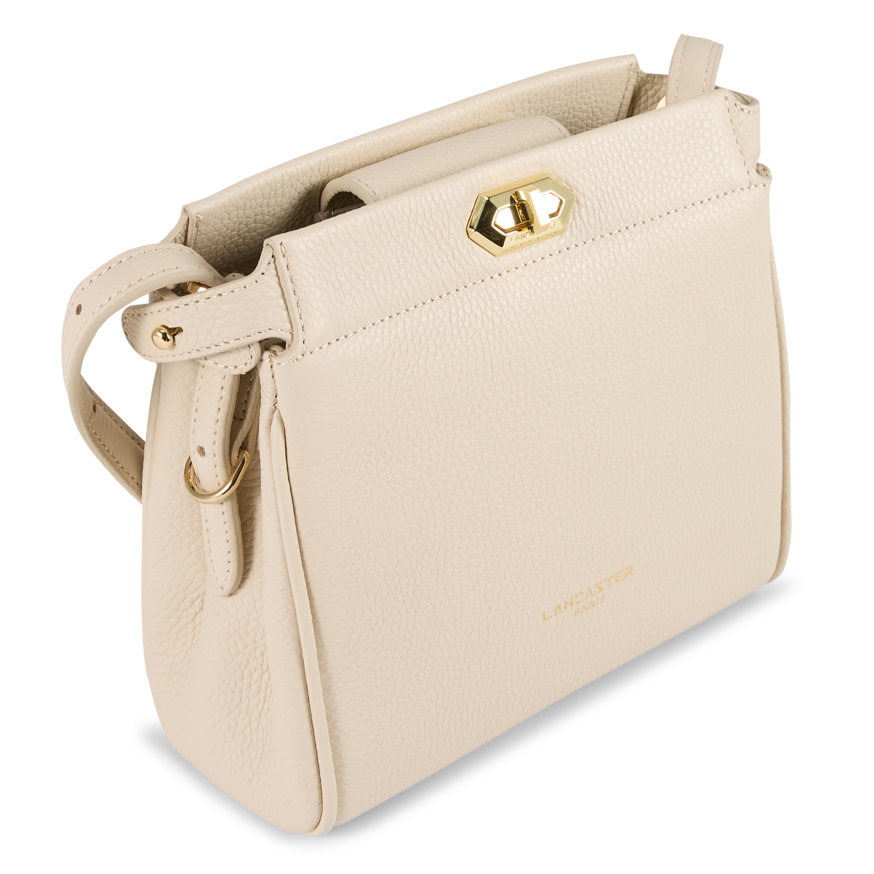 Dori leather shoulder bag LANCASTER PARIS White