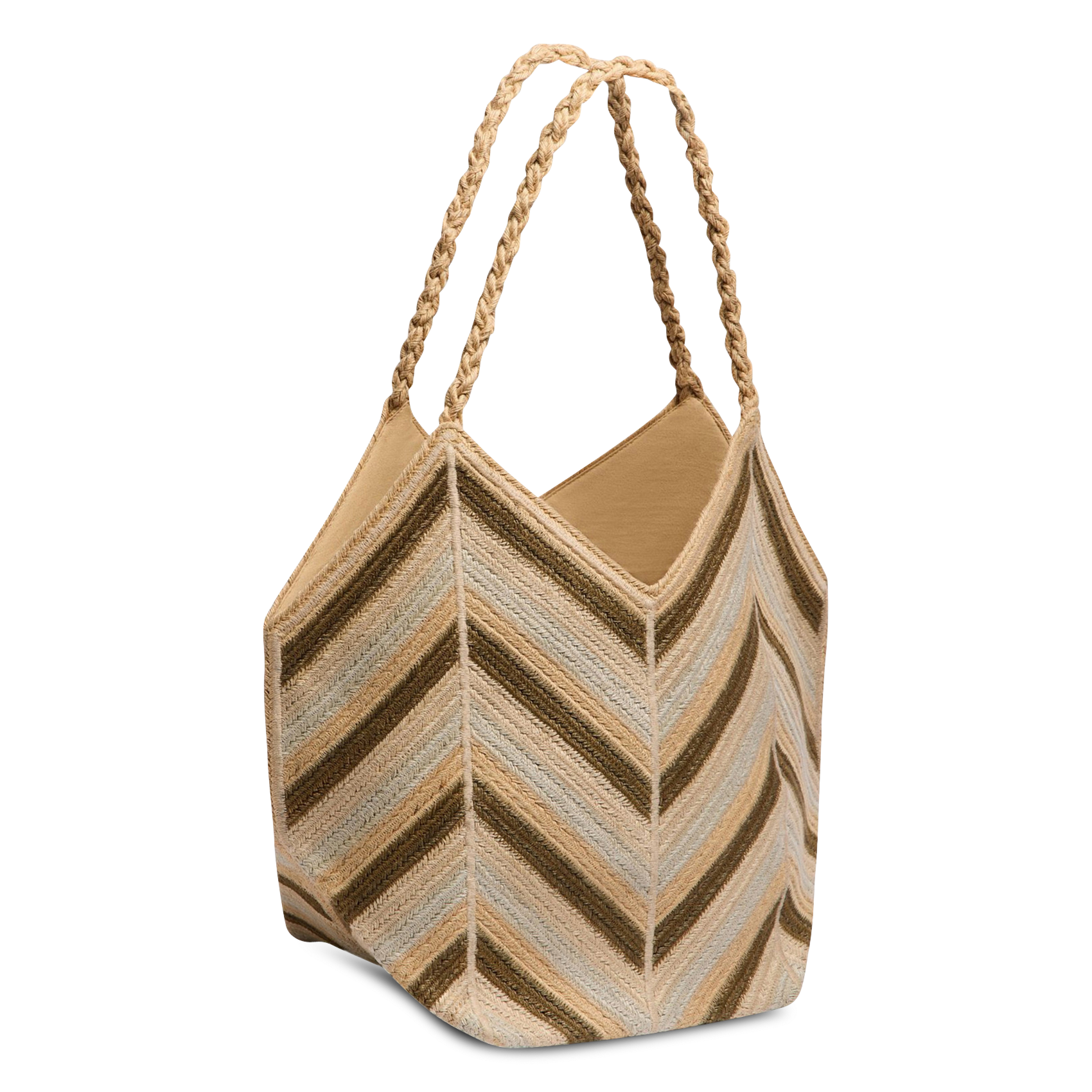 Jute tote bag VANESSA BRUNO Blue