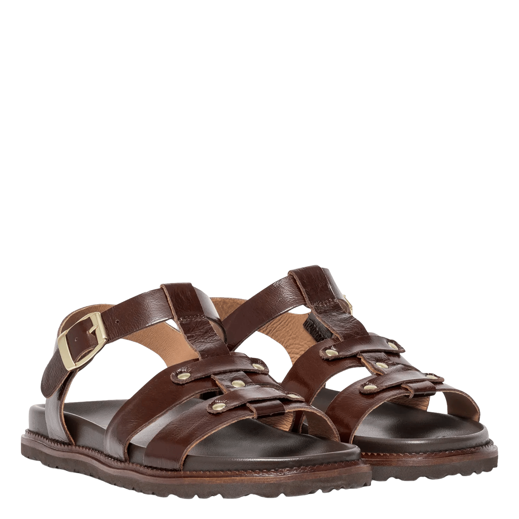 Ledersandalen BOCAGE Braun